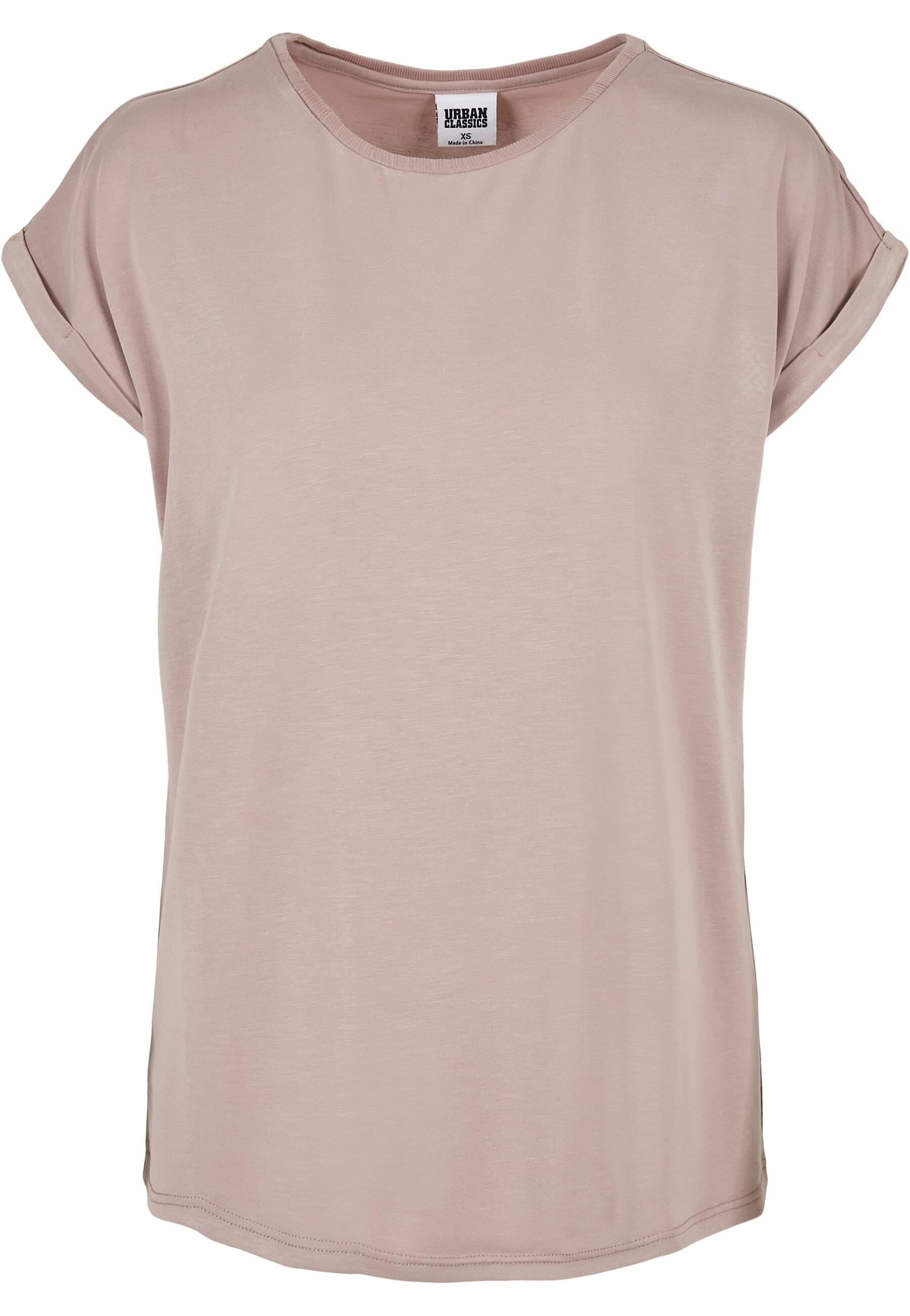 URBAN CLASSICS Kurzarmshirt "Urban Classics Damen Ladies Modal Extended Shoulder Tee"