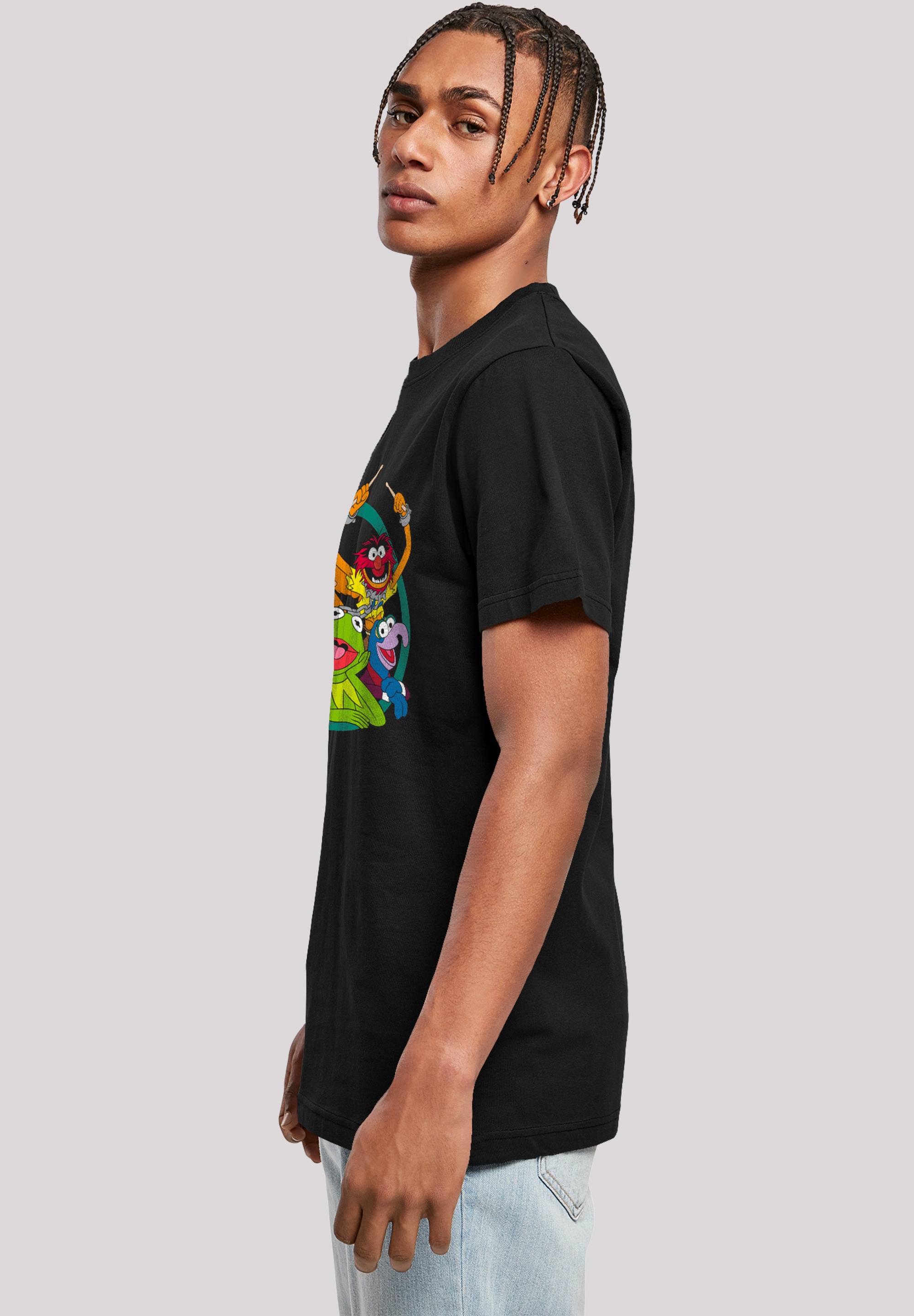F4NT4STIC T-Shirt »Disney Muppets Group Circle«, Herren,Premium Merch,Regular-Fit,Basic,Bedruckt