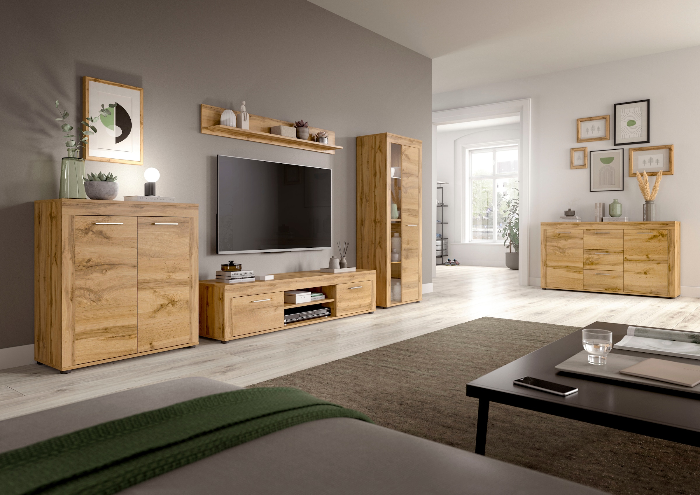INOSIGN Wandboard »Aosta, Breite 140 cm, in verschiedenen Farabausführungen«, 1 Ablageboden, Wohnzimmer, Regal, Wandregal, Ablageboard