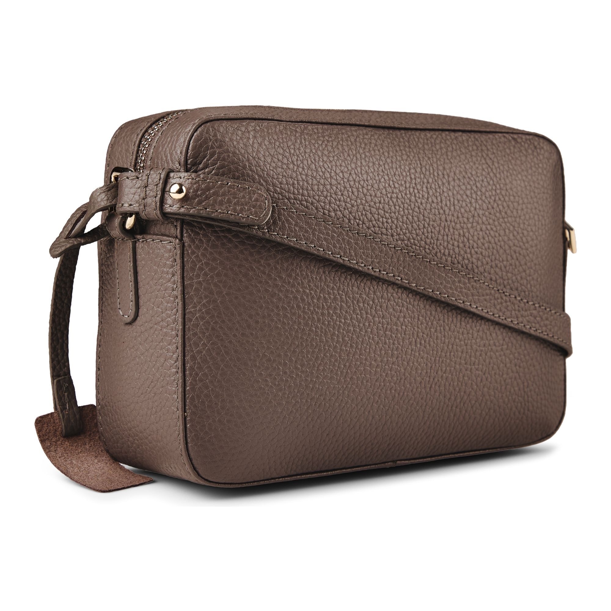 Lazarotti Umhängetasche »Bologna Leather Umhängetasche Leder 21 cm«
