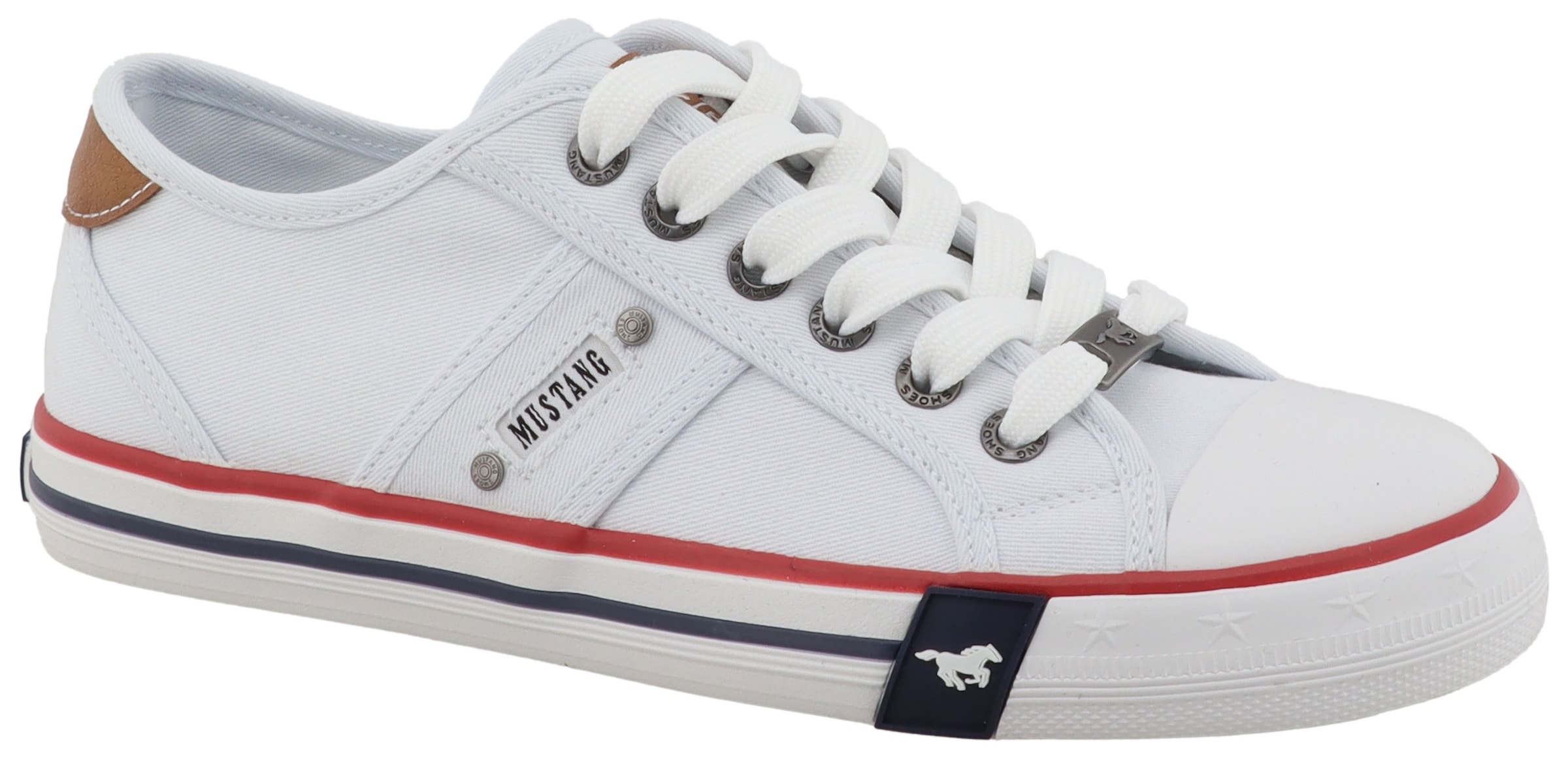 Mustang Shoes Sneaker "Winona" Freizeitschuh, Halbschuh, Schnürschuh mit se günstig online kaufen