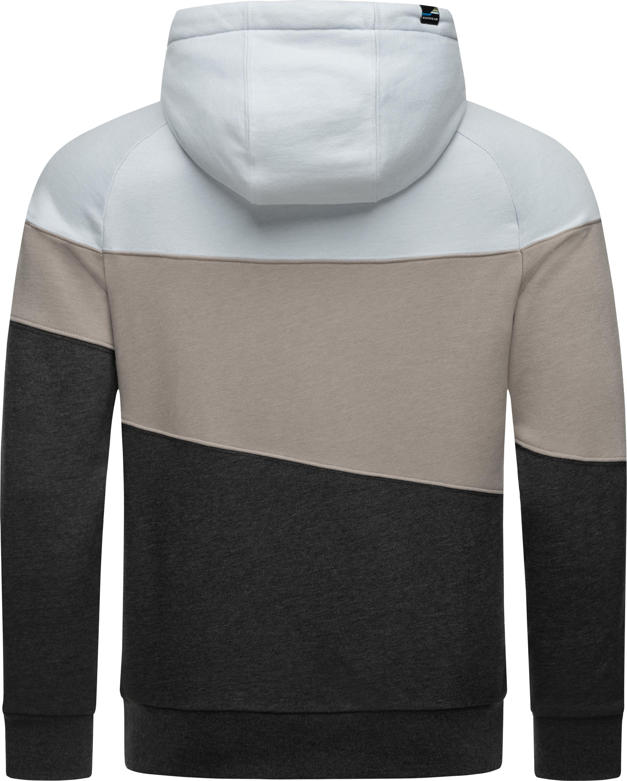 Ragwear Kapuzenpullover »Thres«, Sportlicher Herren Pullover mit Blockstreifen