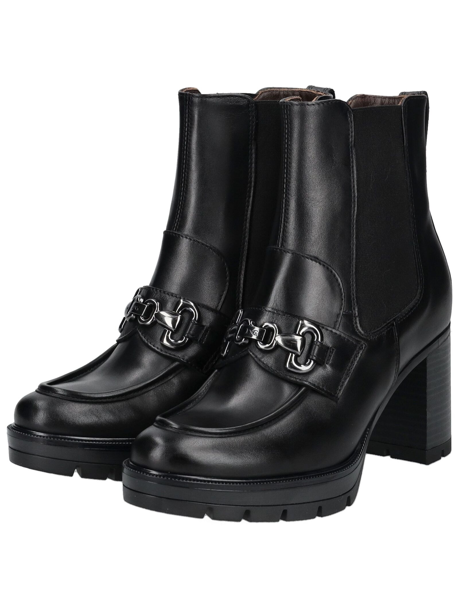 Nero Giardini High-Heel-Stiefelette »Nero Giardini Stiefelette Leder/Textil«