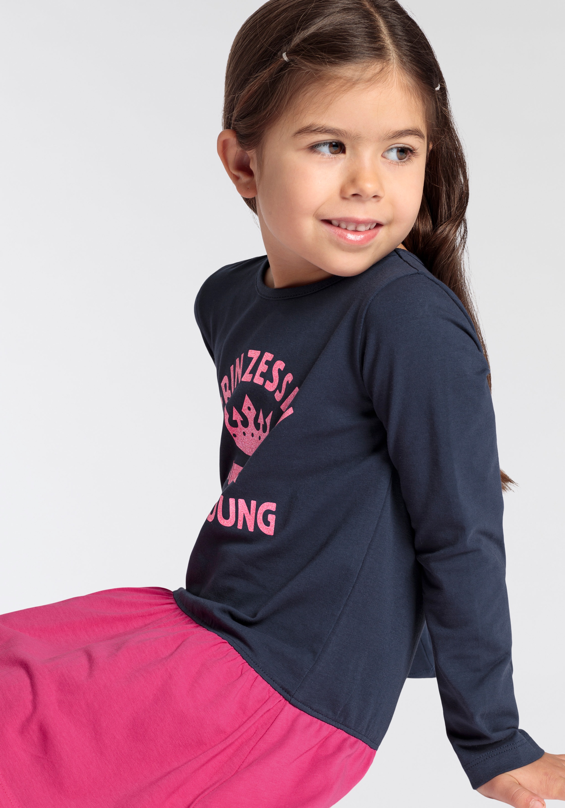 IN »PRINZESSIN kleine Sprüchedruck bestellen AUSBILDUNG«, Jerseykleid online Mädchen | KIDSWORLD BAUR für