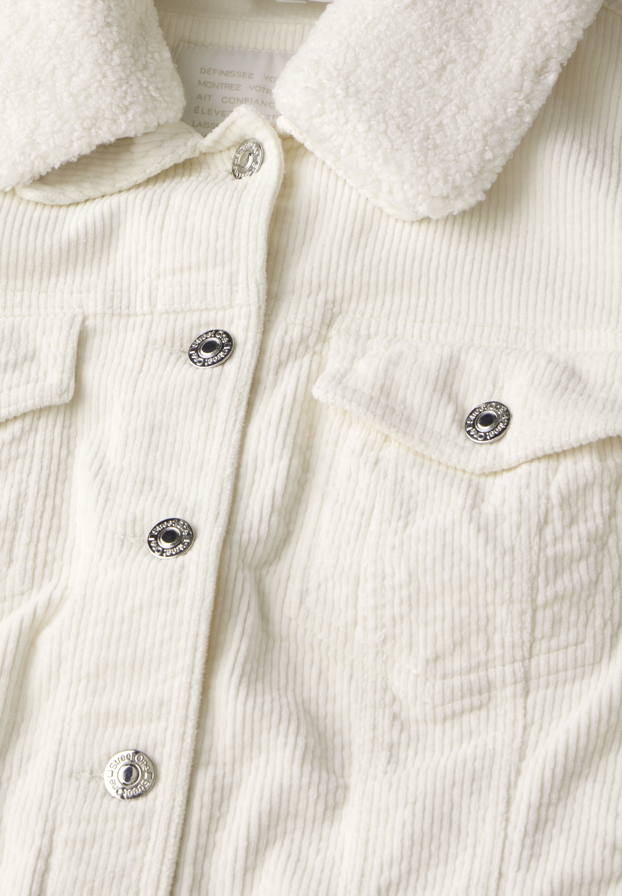 STREET ONE Cordjacke, ohne Kapuze, mit Brusttaschen