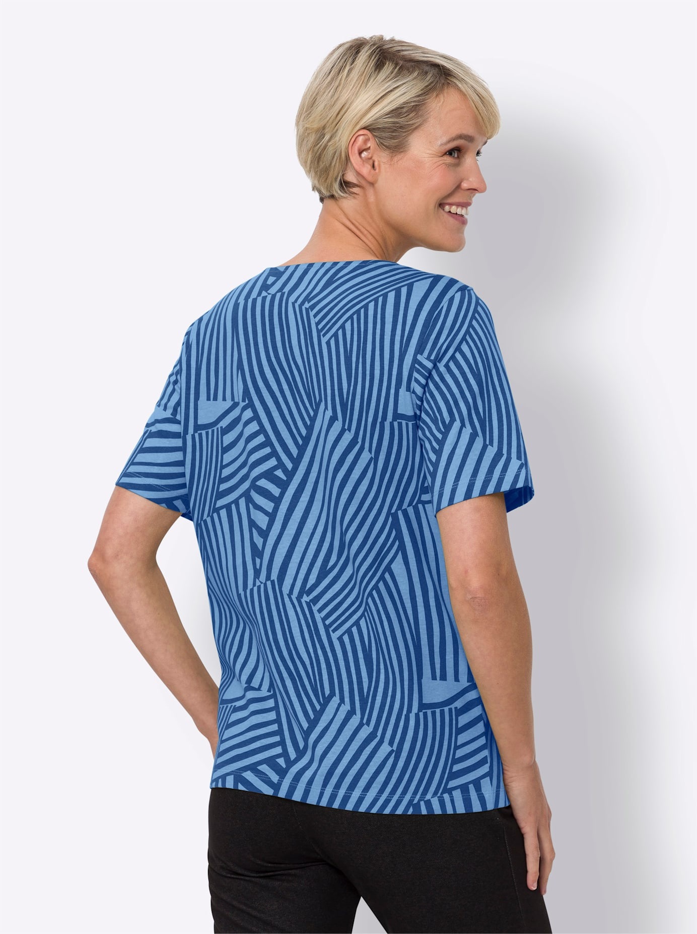 Thumbnail - Classic Basics Rundhalsshirt "Kurzarm-Shirt" 1 Stk.