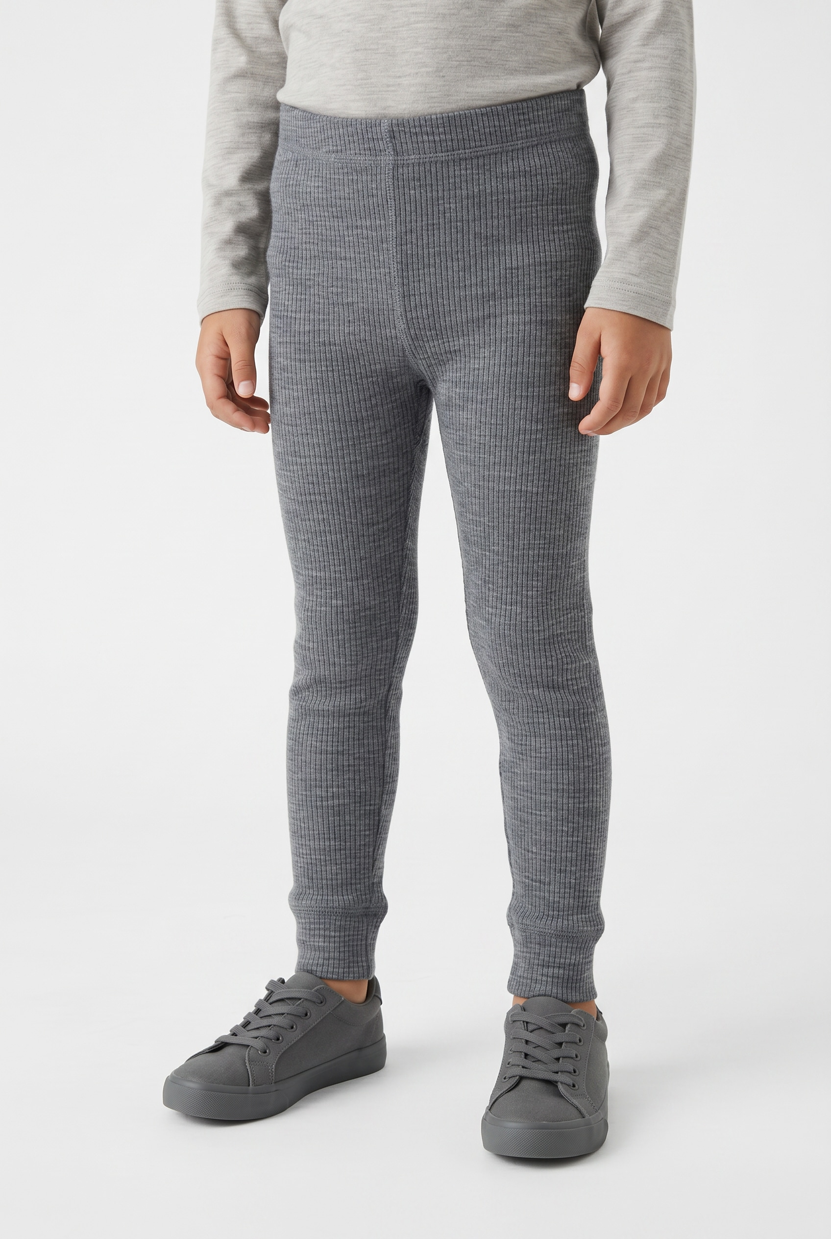 Name It Leggings "NMNWAX WOOL RIB LEGGING NOOS" aus reiner Merinowolle