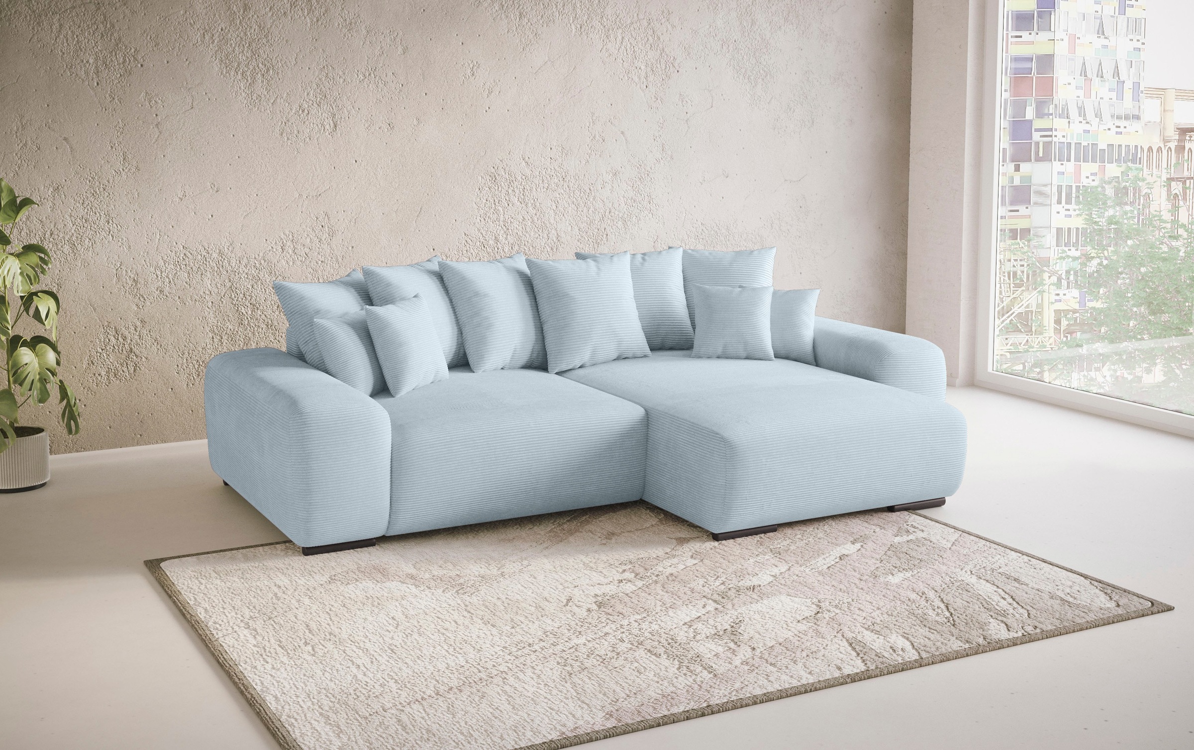Mr. Couch Ecksofa "Sundance L-Form", Dauerschläfer mit EasyBett-Schlaffunkt günstig online kaufen