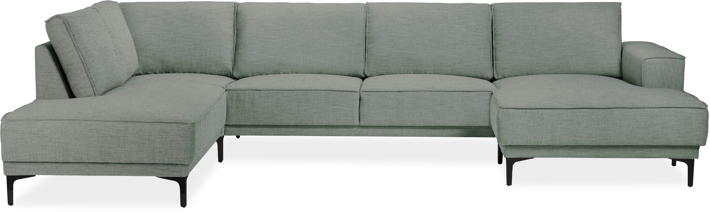 OTTO home Wohnlandschaft "XXL Sofa Oland, Struktur, Flachgewebe, Luxus-Micr günstig online kaufen