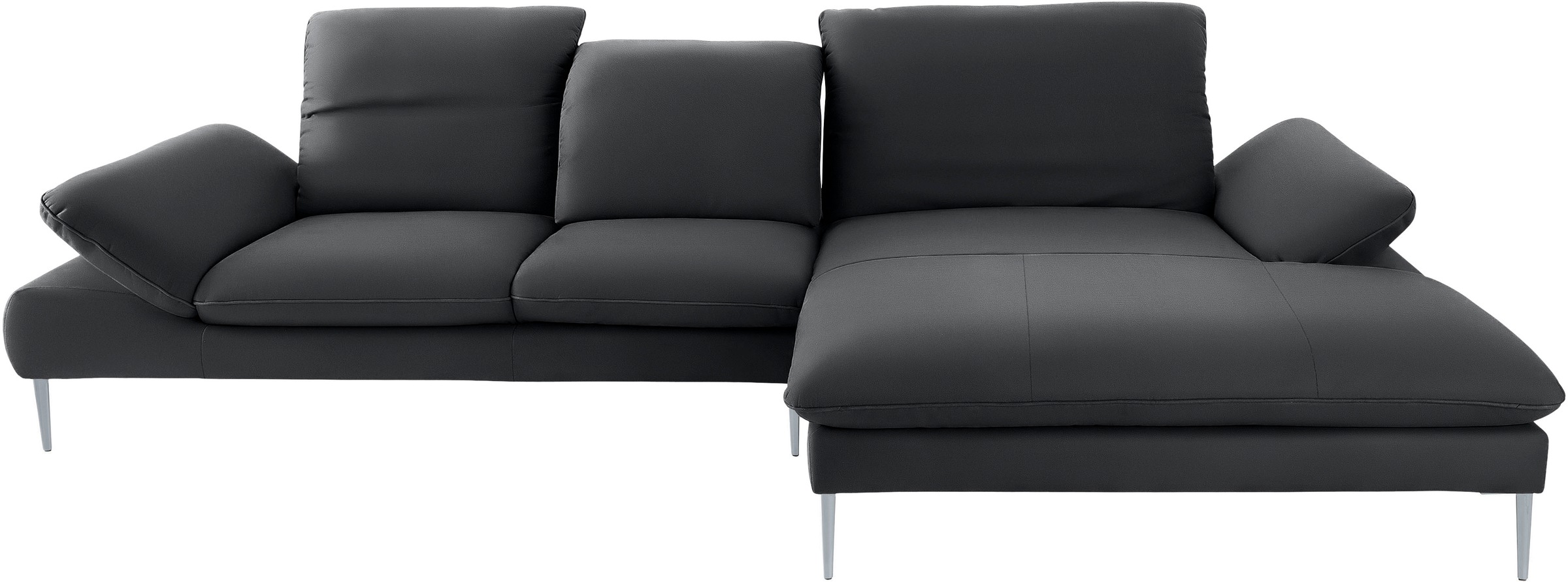 Thumbnail - W.SCHILLIG Ecksofa "enjoy&MORE, Designsofa, bequem, zeitlos und elegant, L-Form" mit Sitztiefenverstellung, Füße silber ...