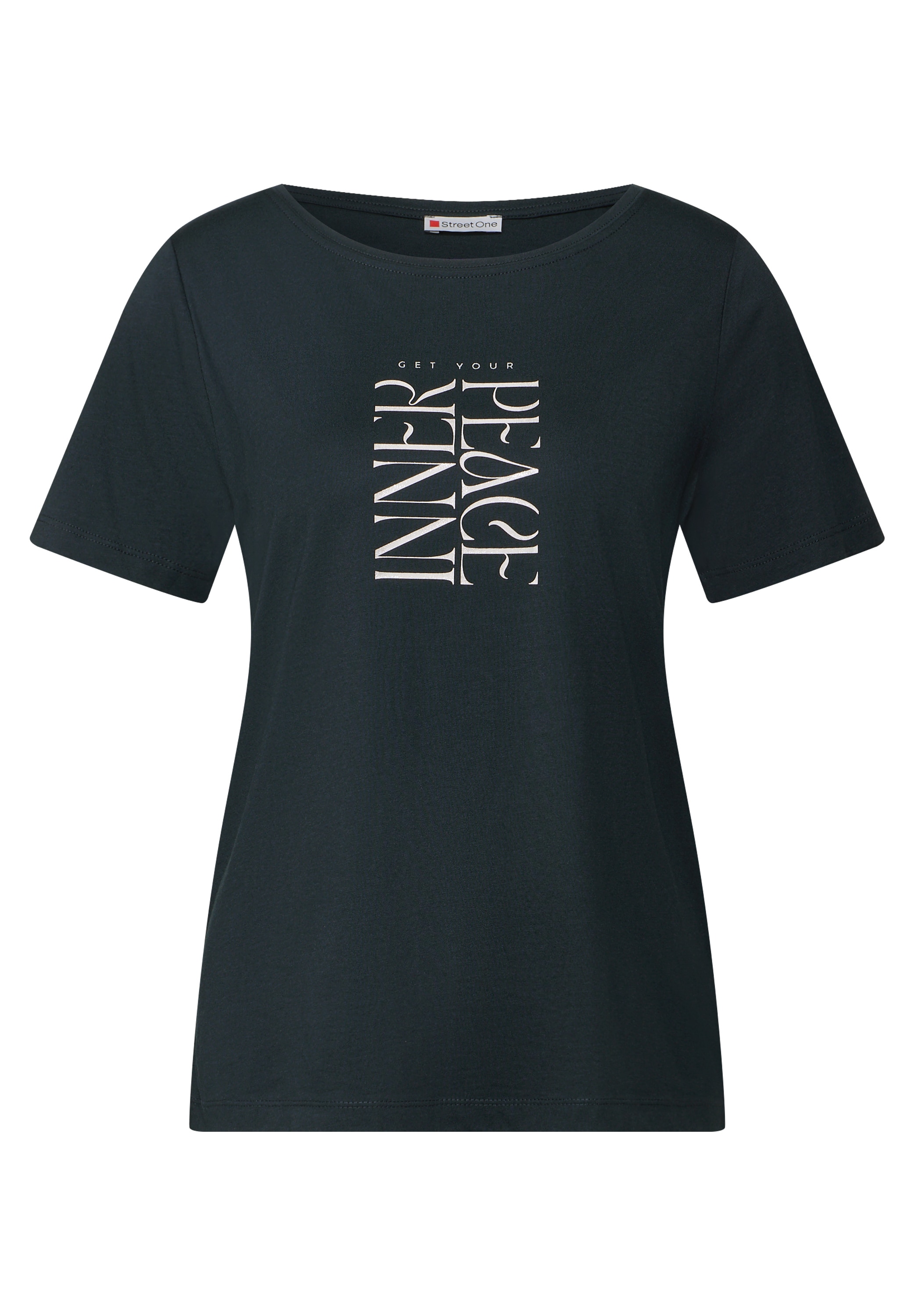 STREET ONE Shirttop, mit Wording Print