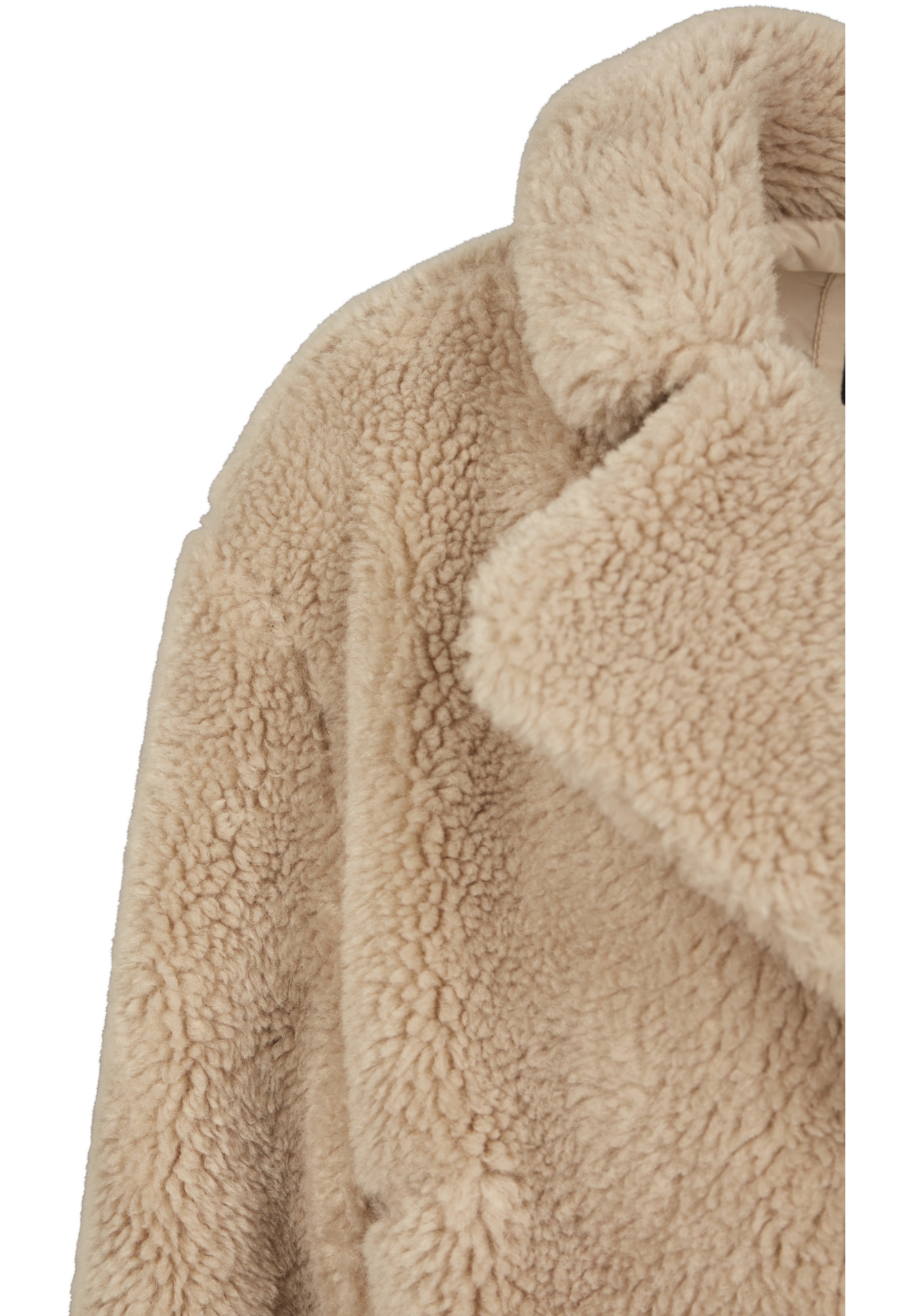 URBAN CLASSICS Parka »Urban Classics Damen Ladies Oversized Sherpa Coat« 1 Stk. tlg. ohne Kapuze
