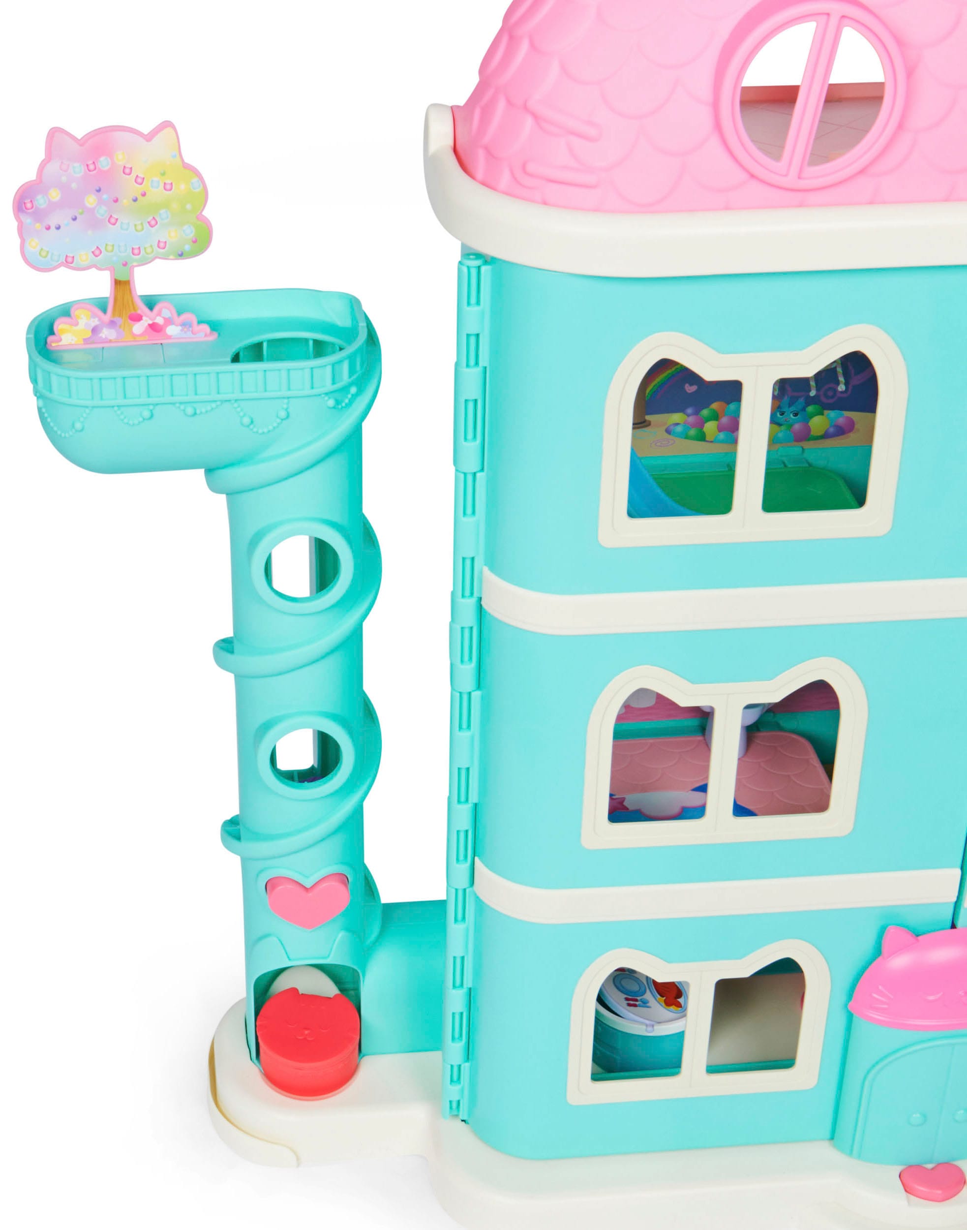 Spin Master Puppenhaus »Gabby's Dollhouse – Gabby's Purrfect Puppenhaus«, mit 2 Spielzeugfiguren und Soundeffekten