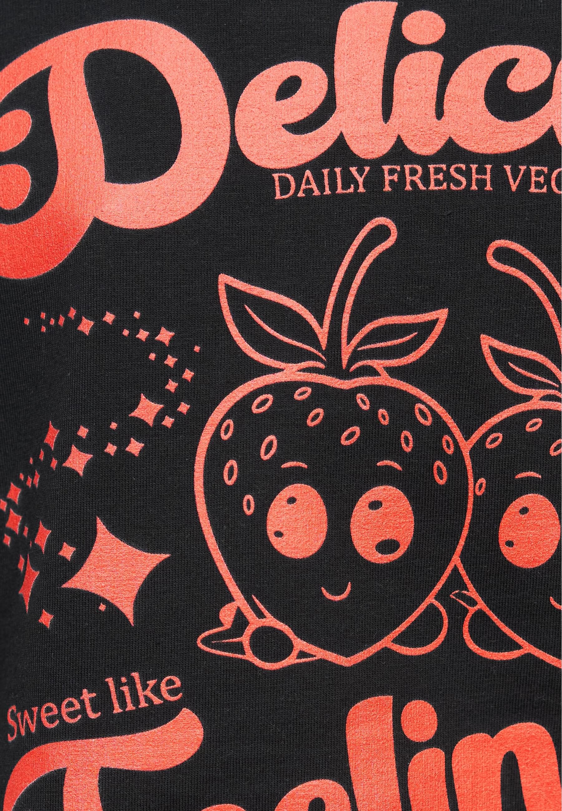 CLOUD 5IVE T-Shirt »CLOUD 5IVE Ladies 77 Delicious Black Tee«, (1 tlg.)