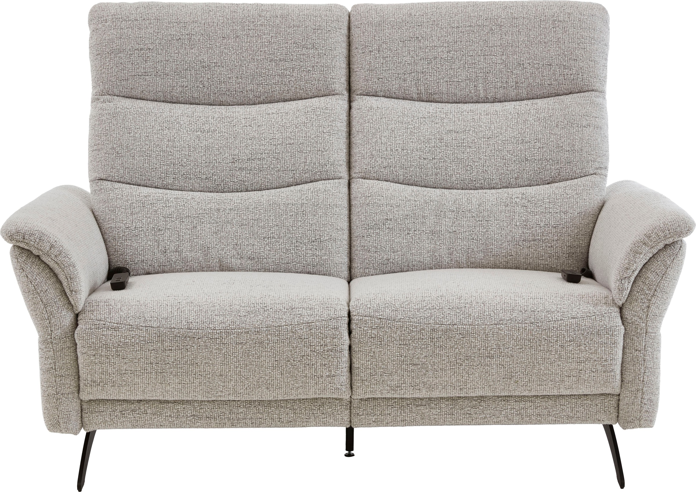 2-Sitzer HOME AFFAIRE, B:161cm H:108cm T:96cmsilber, 76% Polyacryl, 24% Polyester, Sofas, "Aventis Sofa mit motorischer Relaxfunktion, Breite 161