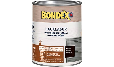 Bondex Holzschutzlasur »LACKLASUR«, Nussbaum Dunkel, 0,75 Liter Inhalt kaufen