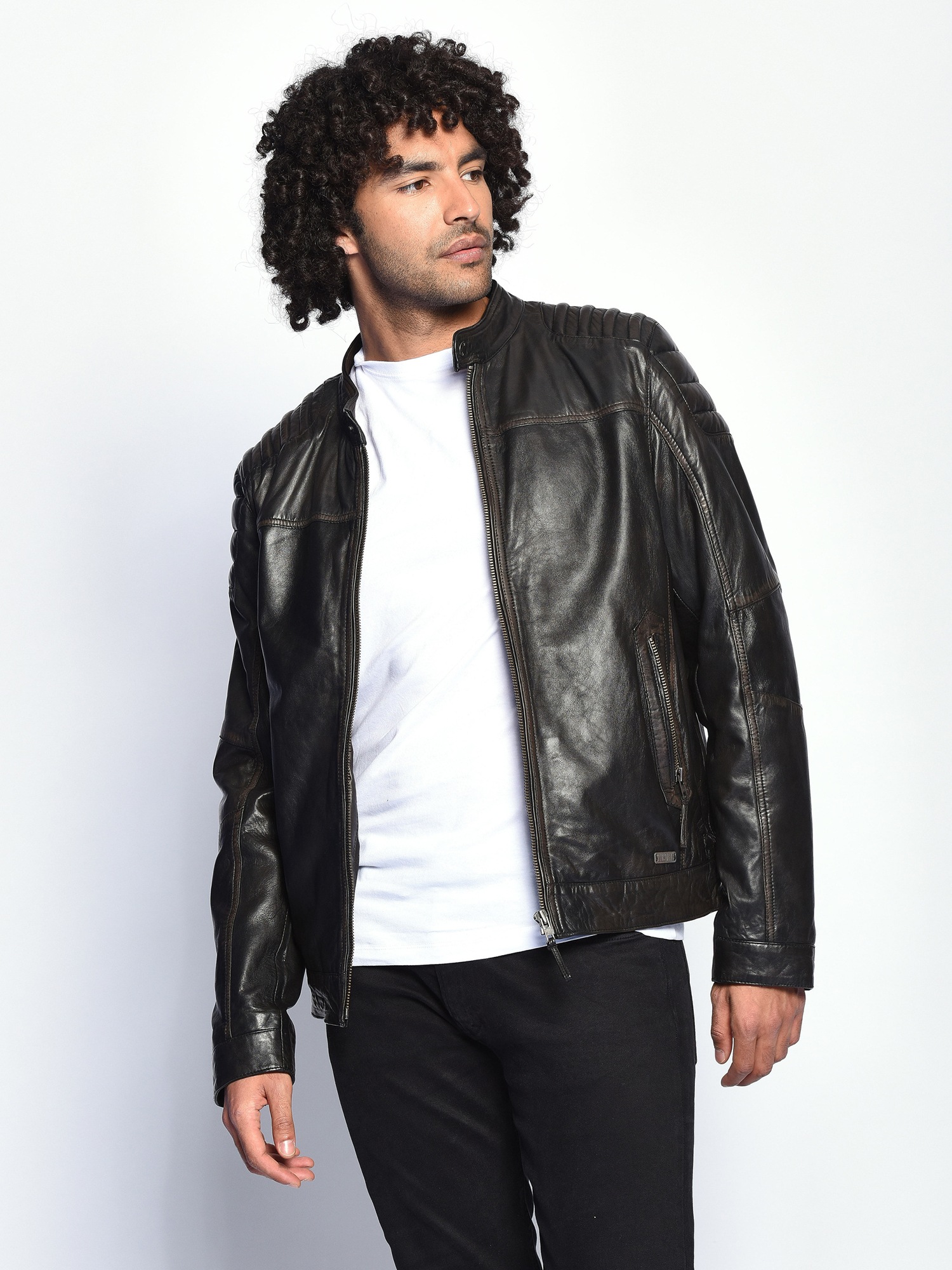 MUSTANG Lederjacke "Whyte" günstig online kaufen