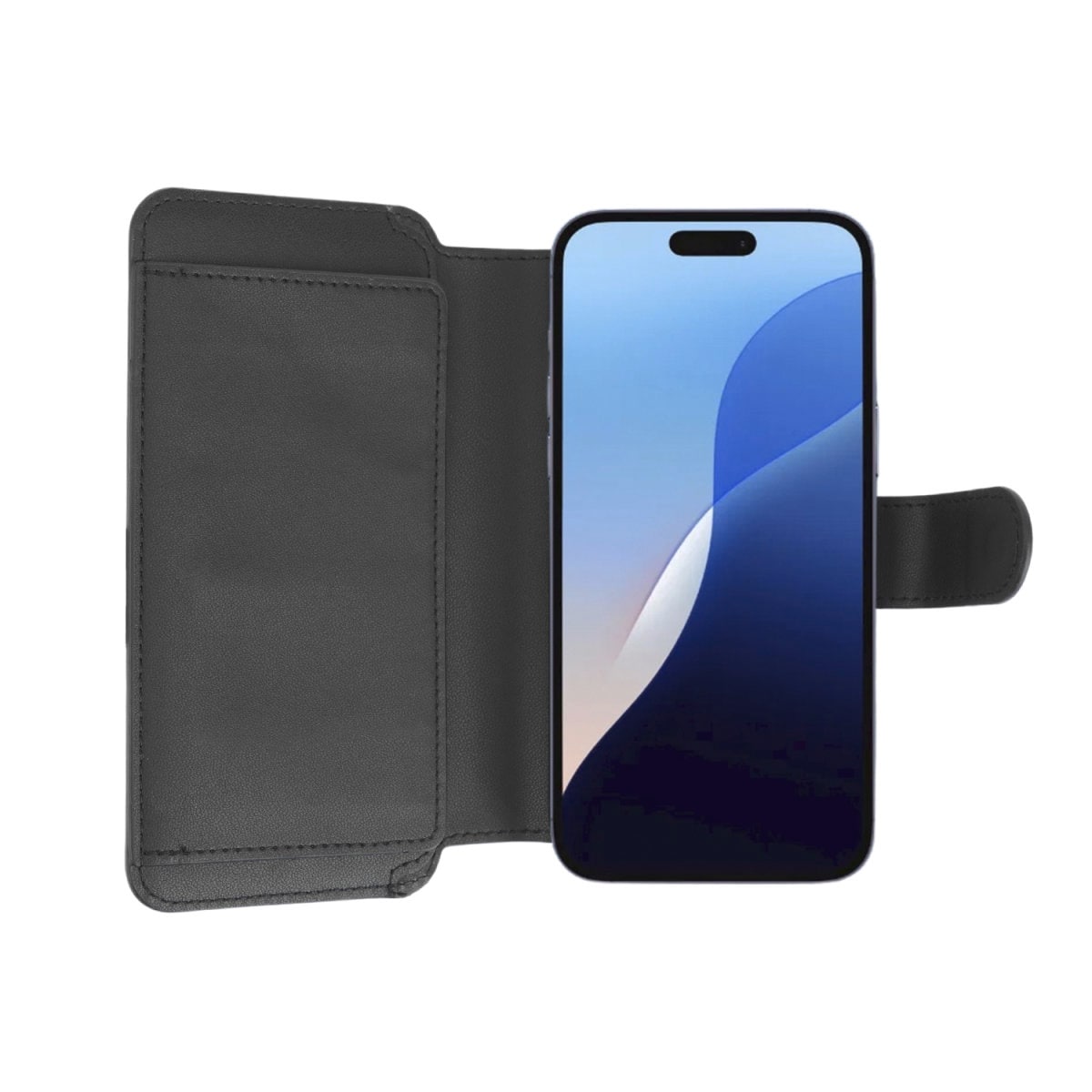 4smarts Flip Case »Universal Magnet Wallet CoinCaddy L«, MagSafe UltiMag Portemonnaie, RFID Schutz, iPhone 12, 13, 14, 15 Serie