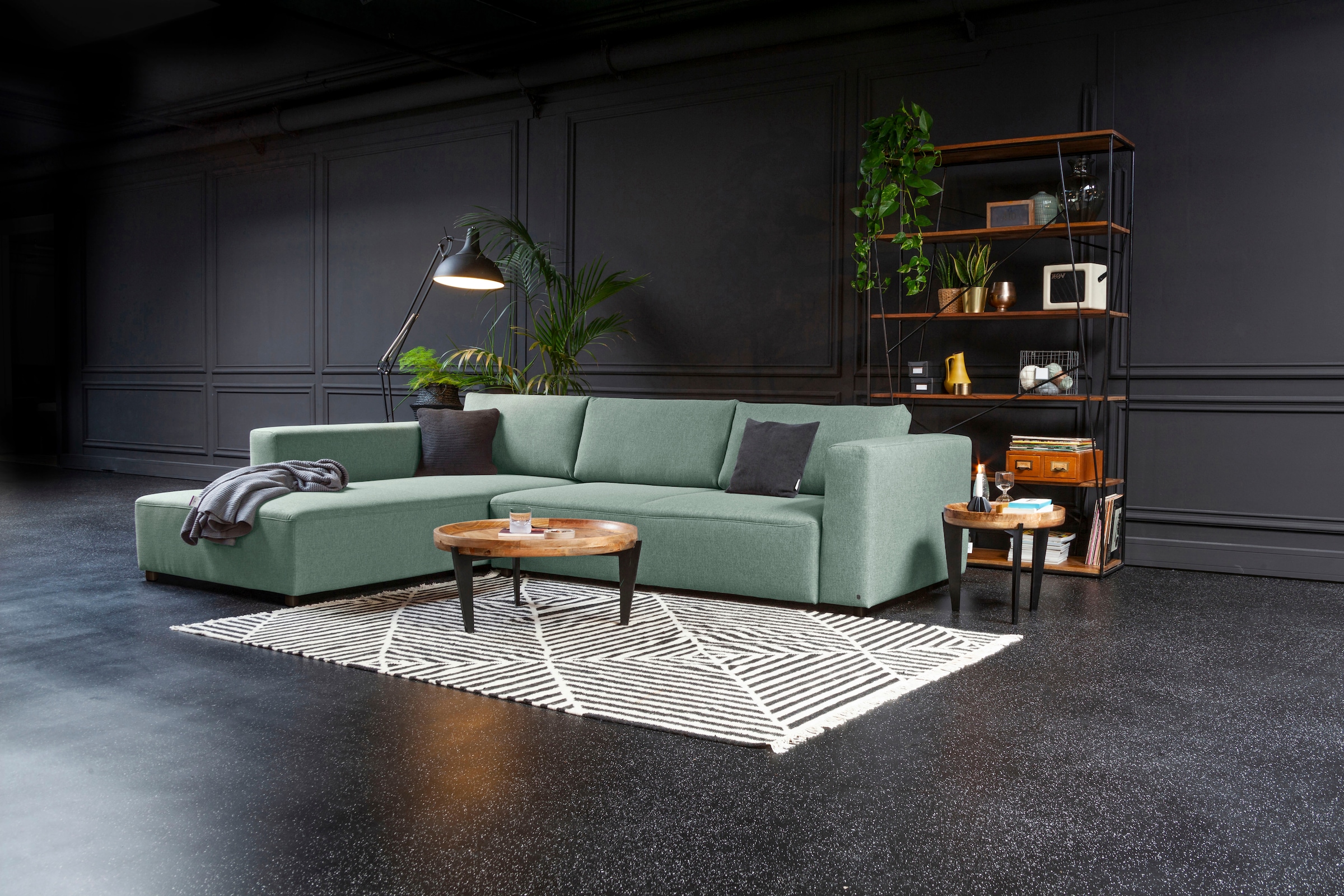 TOM TAILOR HOME Ecksofa »HEAVEN STYLE M«, aus der COLORS COLLECTION, wahlweise mit Bettfunktion & Bettkasten