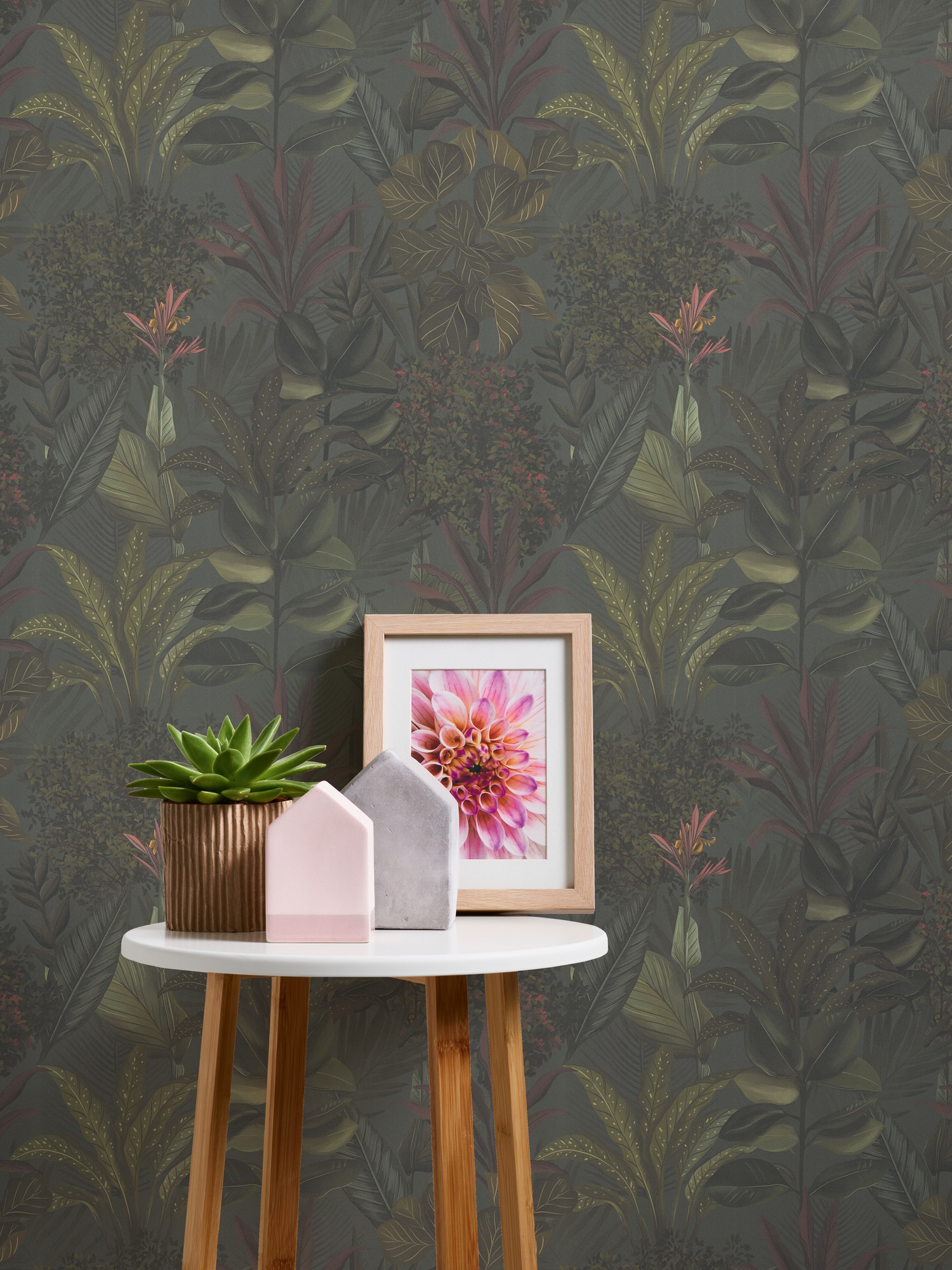 living walls Vliestapete, matt, Vliestapete Dschungel für Schlafzimmer Küche Wohnzimmer Dschungel Flur