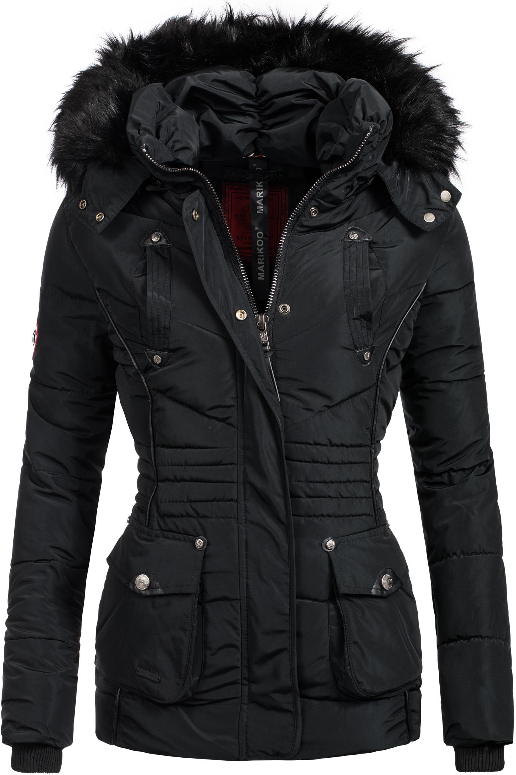 Marikoo Steppjacke »Vanilla« su Kapuze edle Wi...