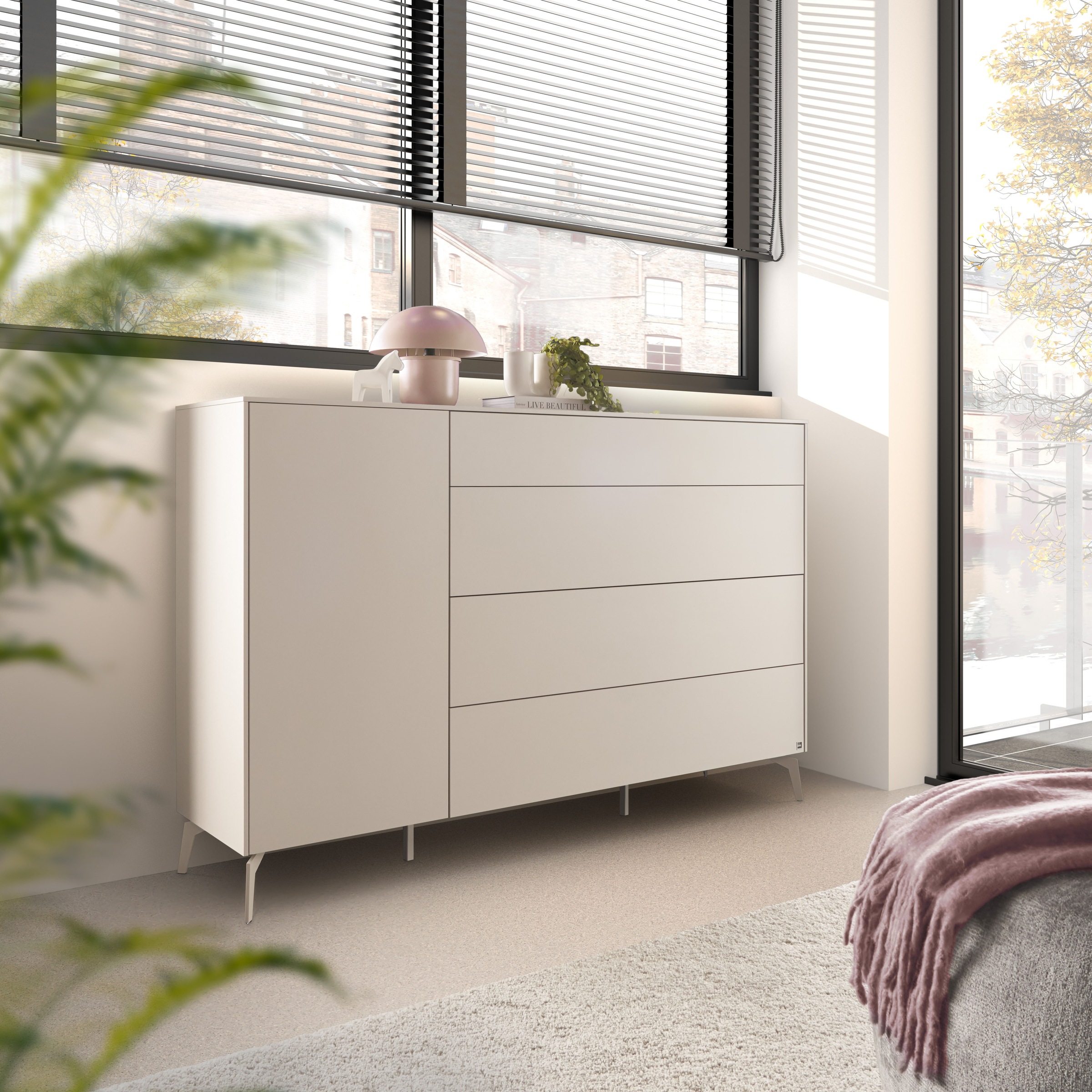 set one by Musterring Kommode "Riverside" Grifflos mit Push to Open Funktio günstig online kaufen