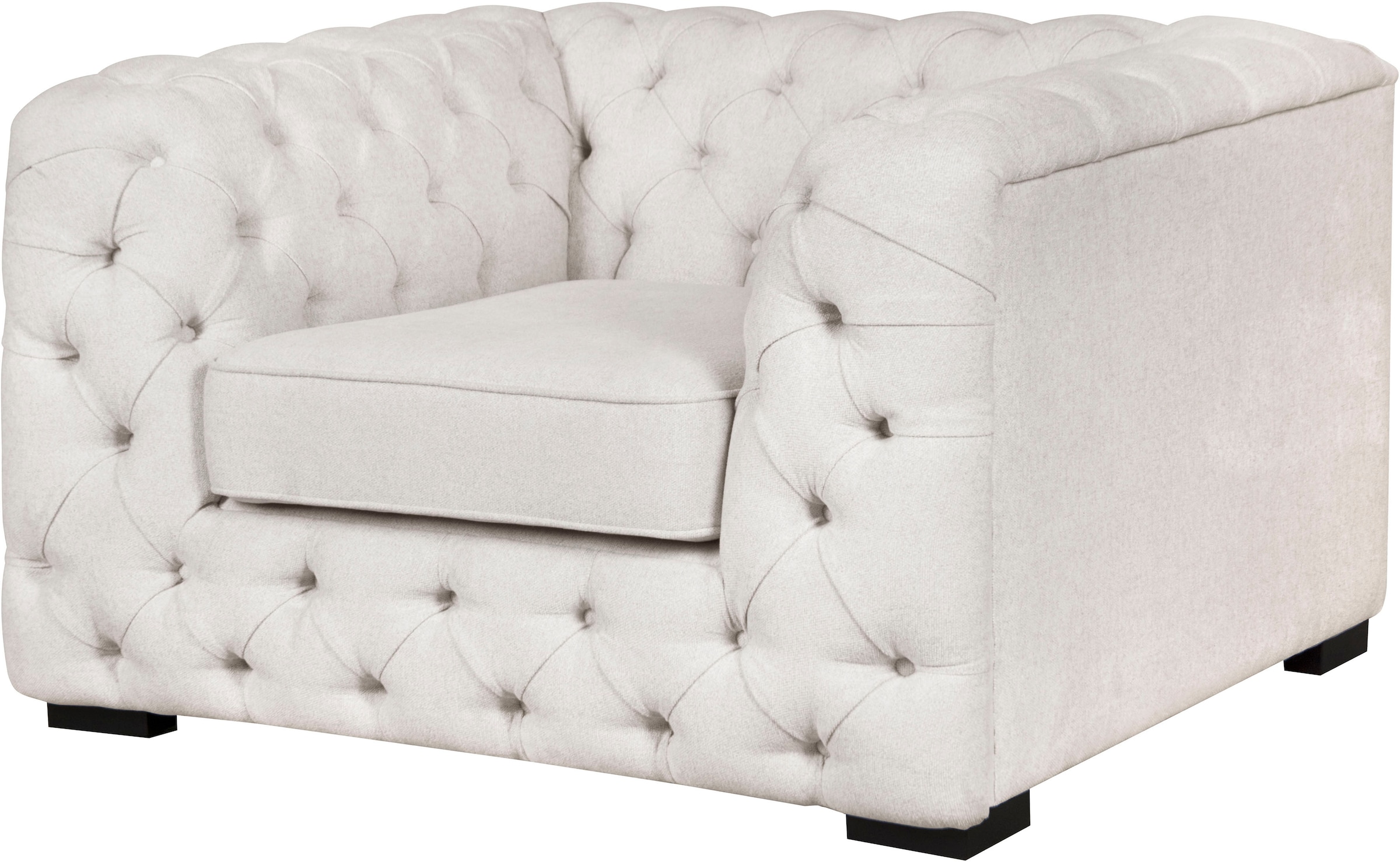 Guido Maria Kretschmer Home&Living Chesterfield-Sessel »Kalina Sessel«, mit klassischer Chesterfield-Knopfheftung, sehr hochwertige Qualität