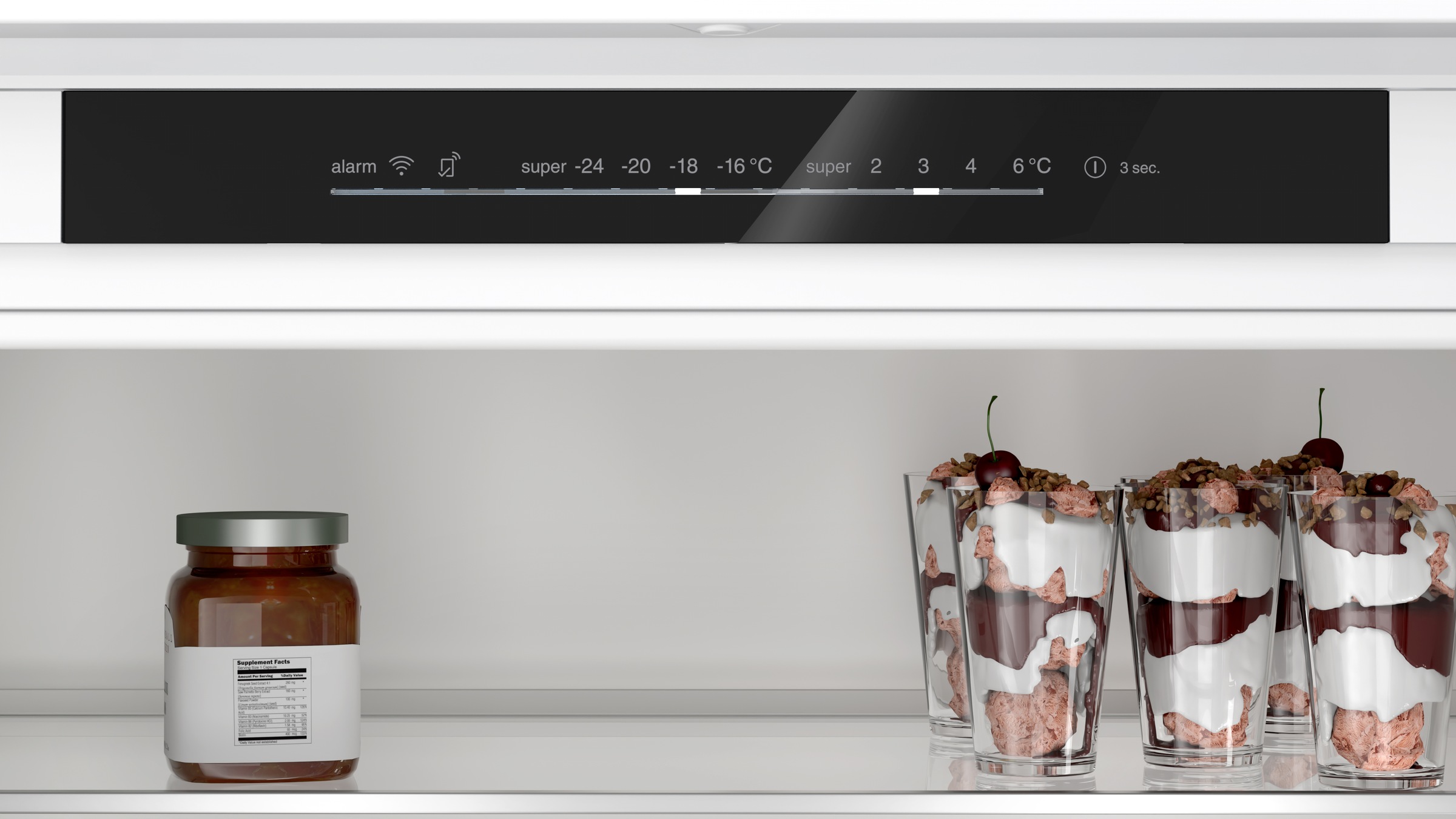 BOSCH Einbaukühlgefrierkombination Serie 2 »KBN96NSE0«