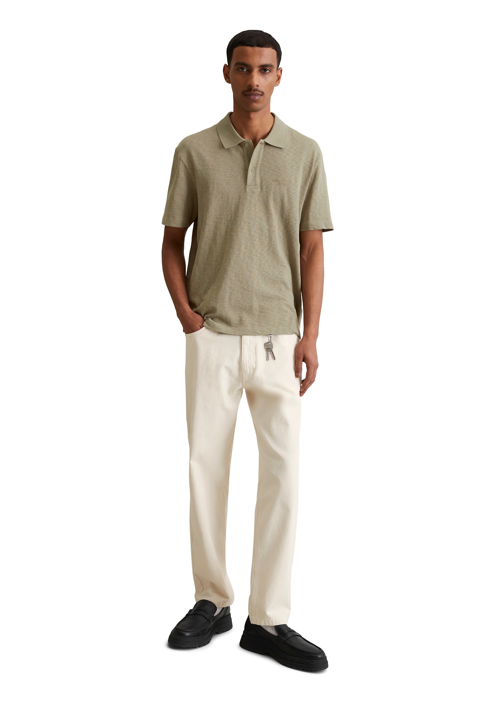Marc O'Polo DENIM Poloshirt »aus reiner Bio-Baumwolle«