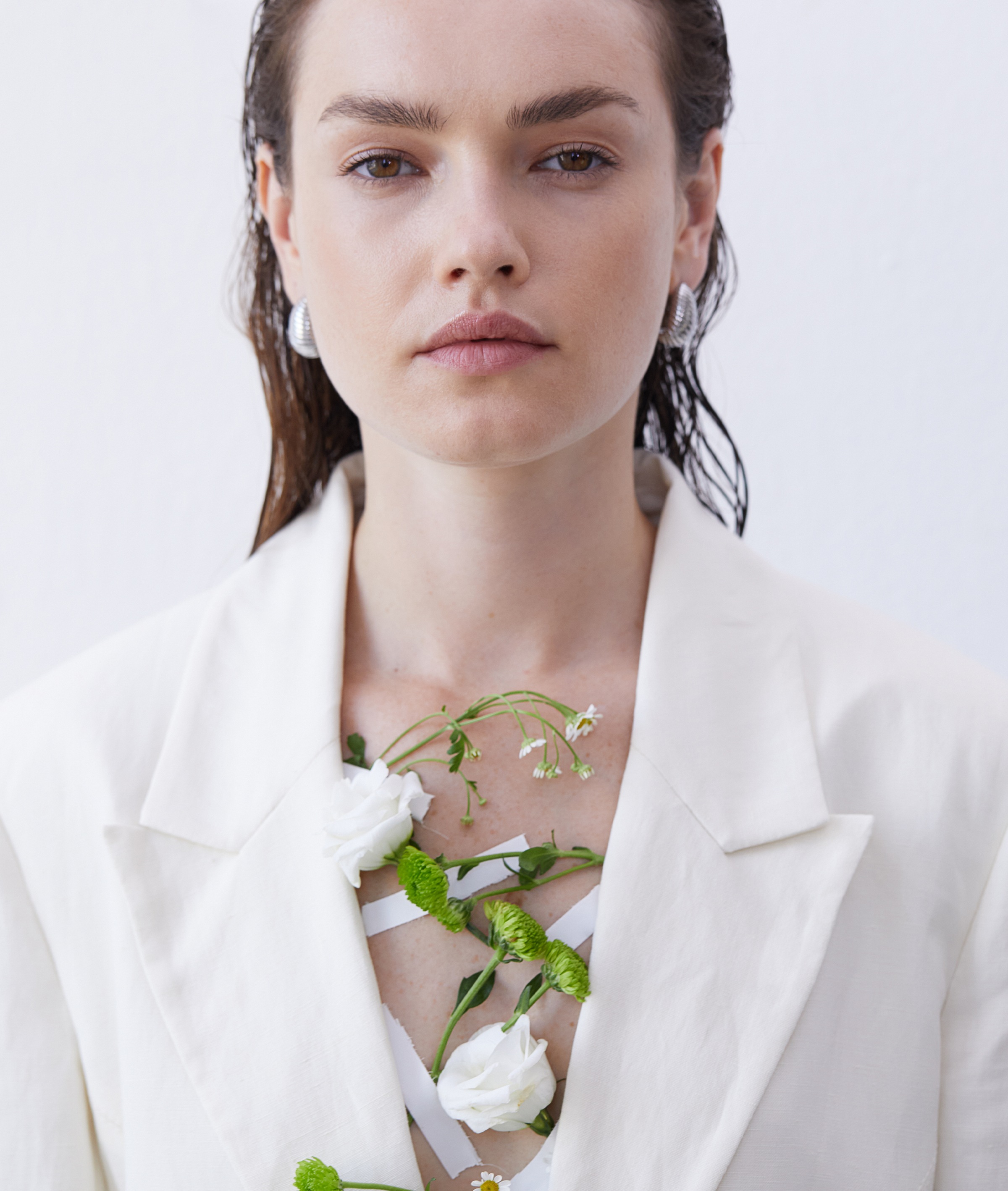 Echtzeit Paar Creolen »Schmuck Geschenk Edelstahl Ohrringe The Organic Drop«