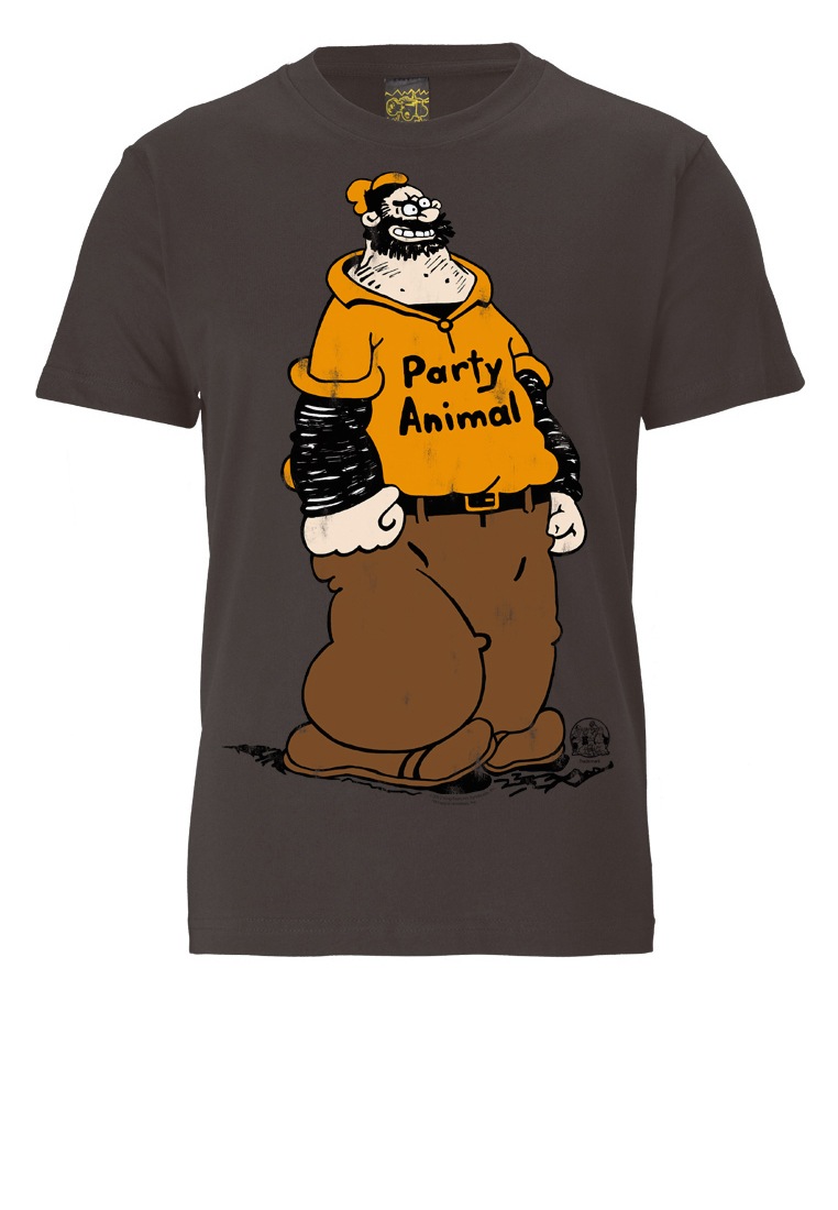 LOGOSHIRT T-Shirt »POPEYE - PARTY - ANIMAL«, mit lustigem Print