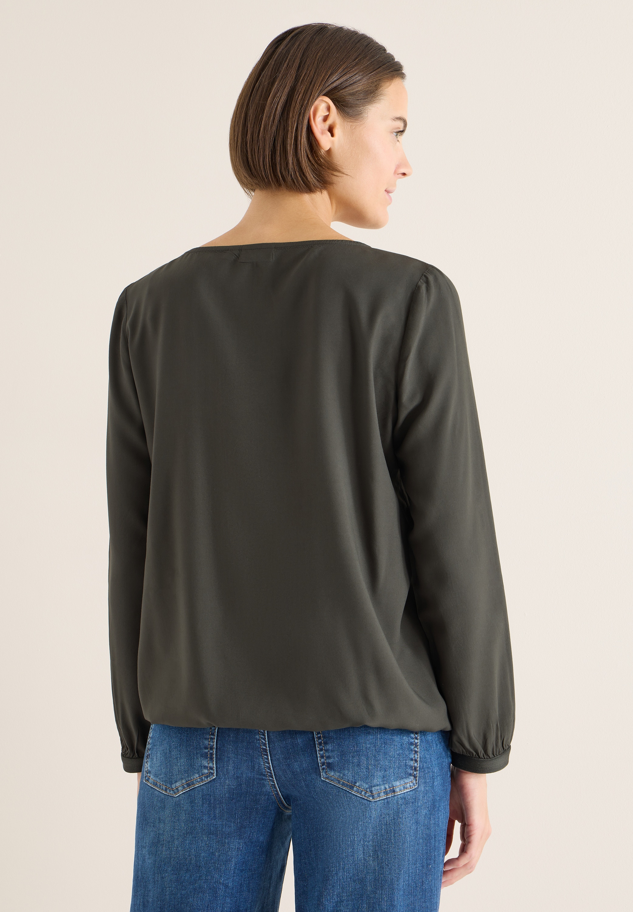 Cecil Langarmbluse aus softer Viskose