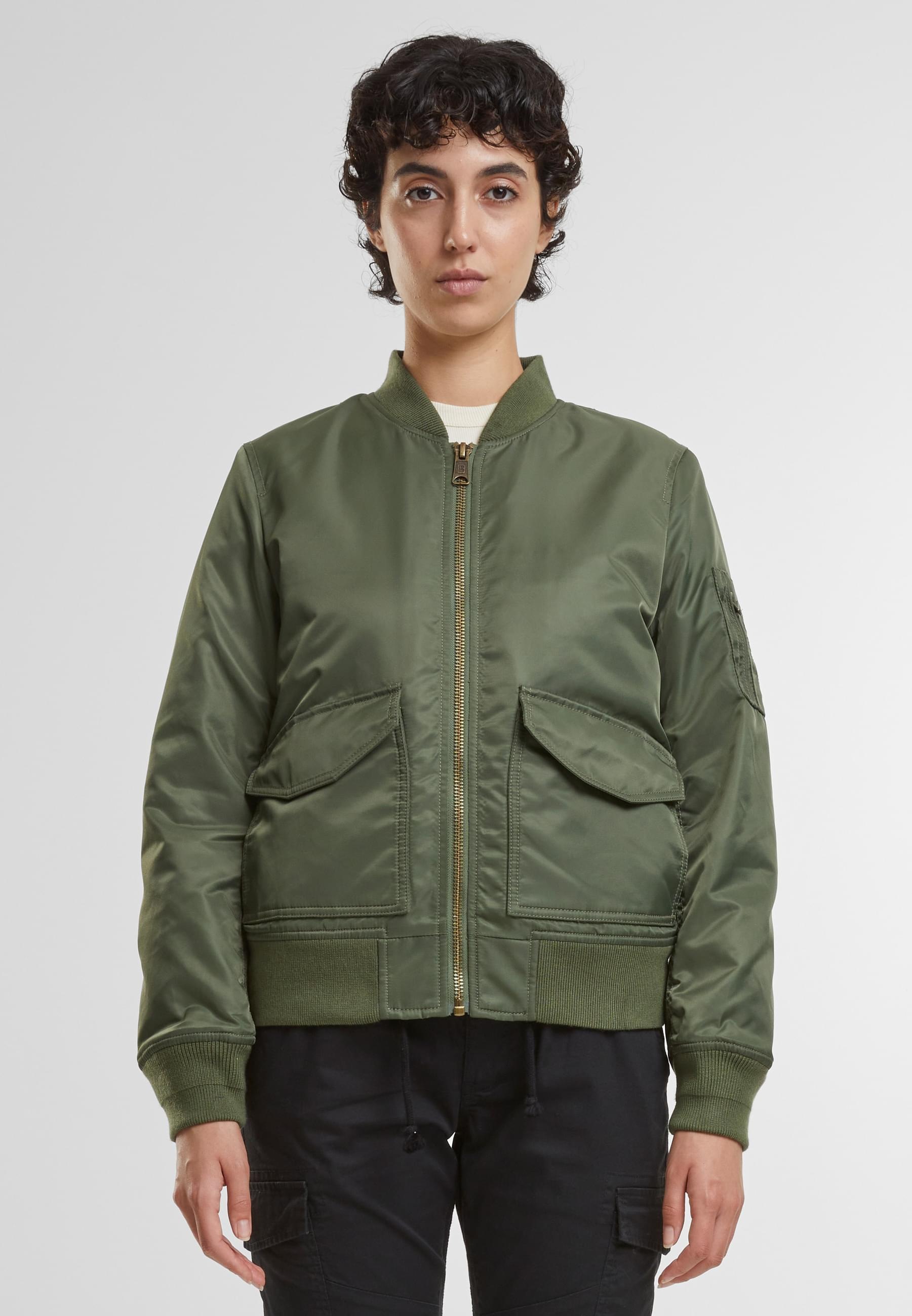 Brandit Bomberjacke »Brandit Brandit Women Sherpa Jacket« 1 Stk. tlg. ohne Kapuze