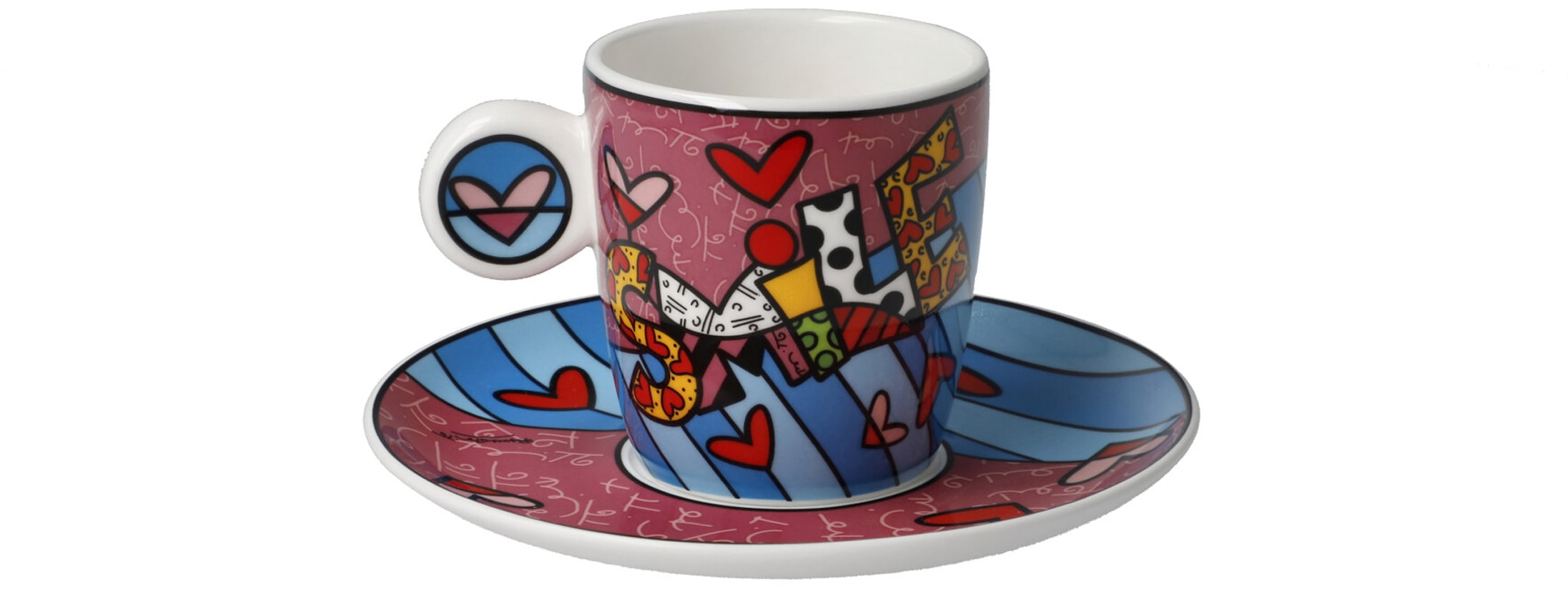 Goebel Espressotasse »Britto«, Pop Art, Fine Bone China, Romero Britto - Smile