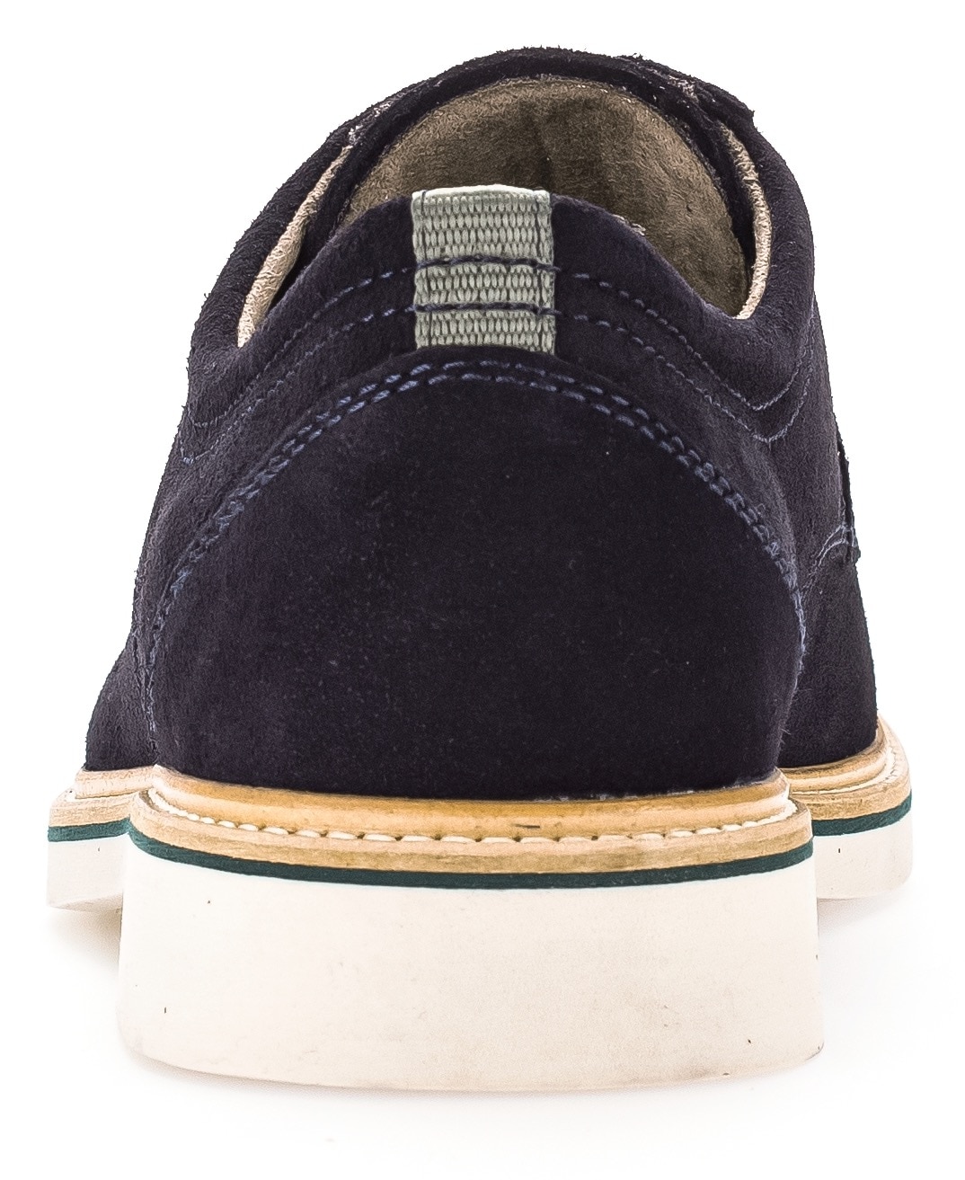 Pius Gabor Schnürschuh, Blockabsatz, Businessschuh, Halbschuh mit Ziernähten, G-Weite