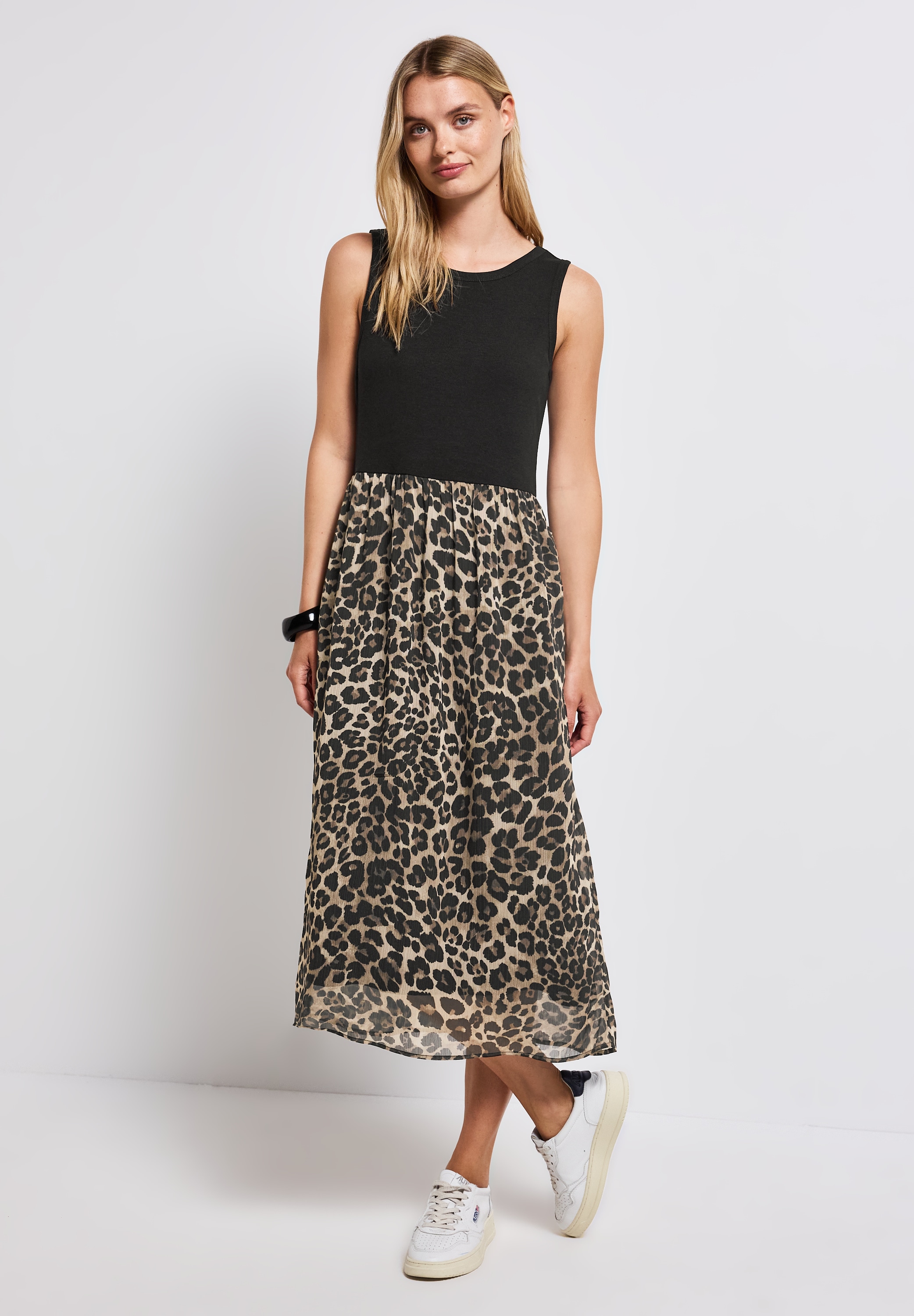 STREET ONE Midikleid, mit animal Print günstig online kaufen