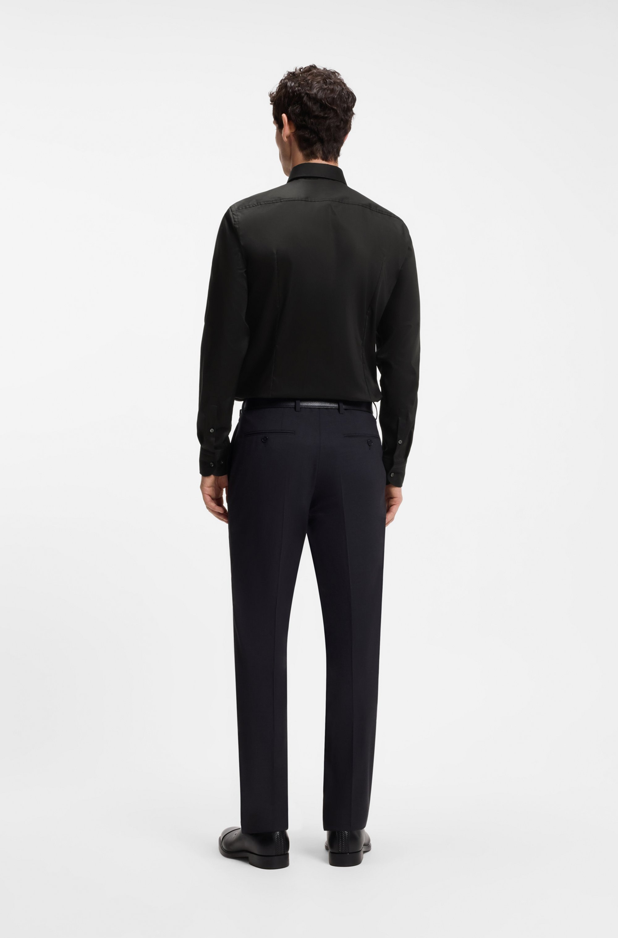 BOSS Businesshemd Kentkragen, Slim Fit, bügelleicht