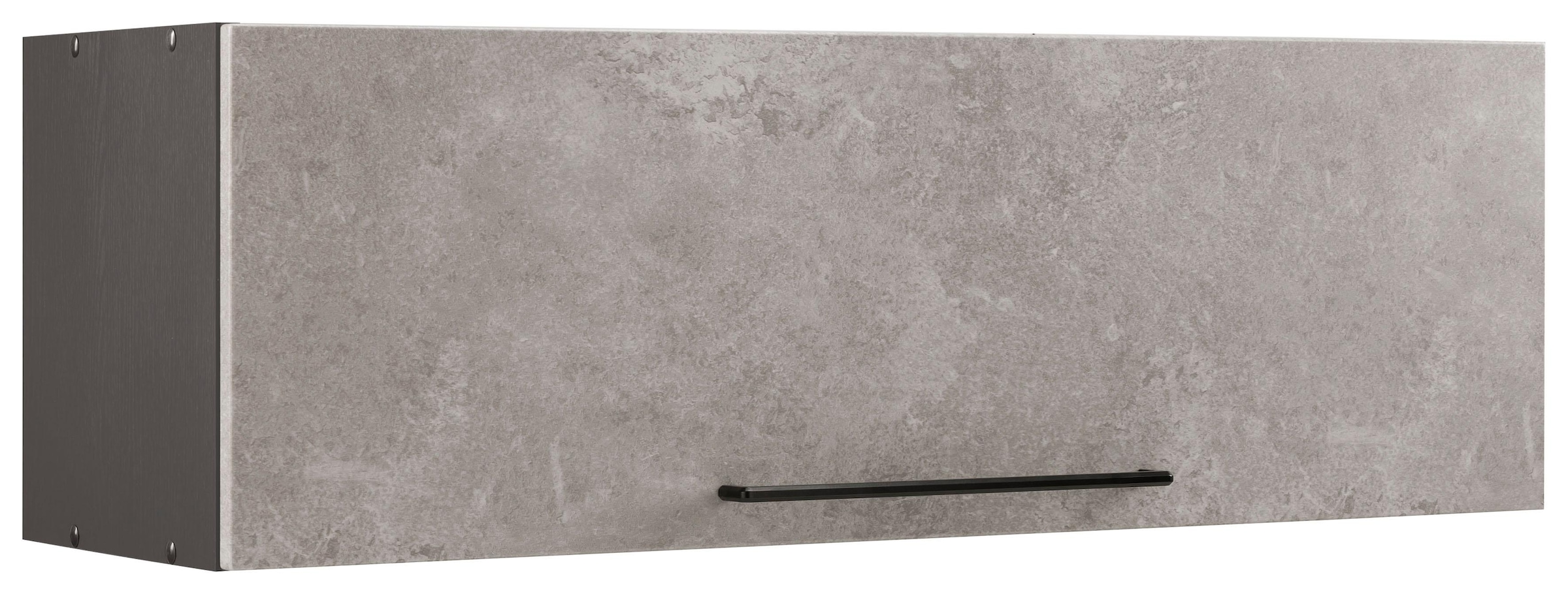 HELD MÖBEL Klapphängeschrank "Tulsa", 100 cm breit, mit 1 Klappe, schwarzer Metallgriff, MDF Front
