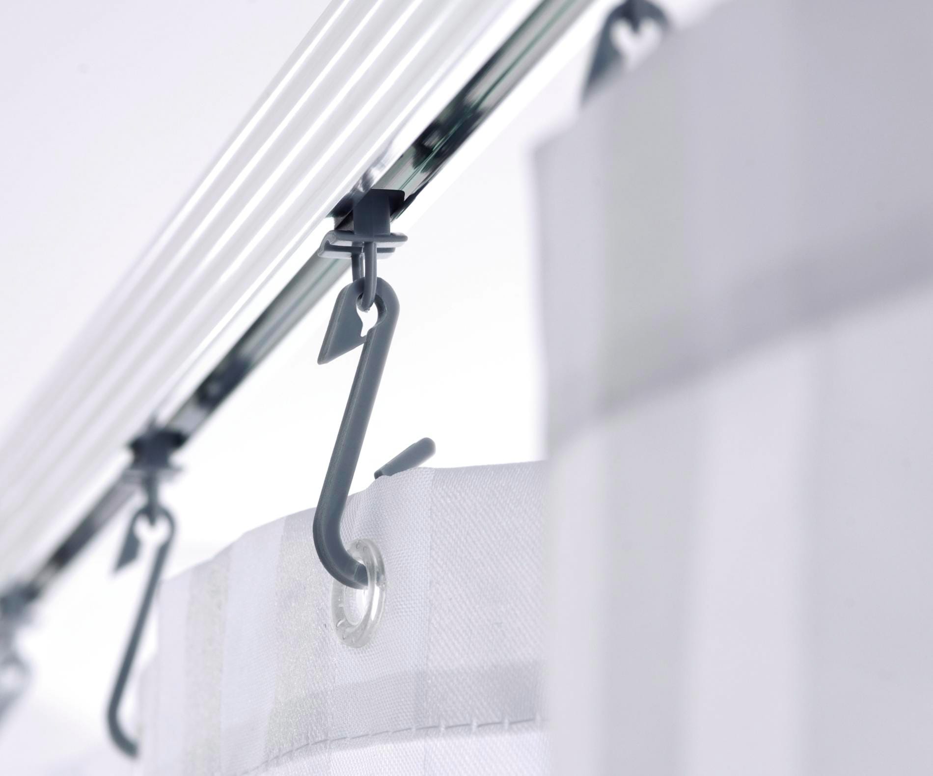 Ridder Vorhangschiene »Comfort«, kürzbar, Eckstange für Duschvorhänge, Länge  90 cm | BAUR