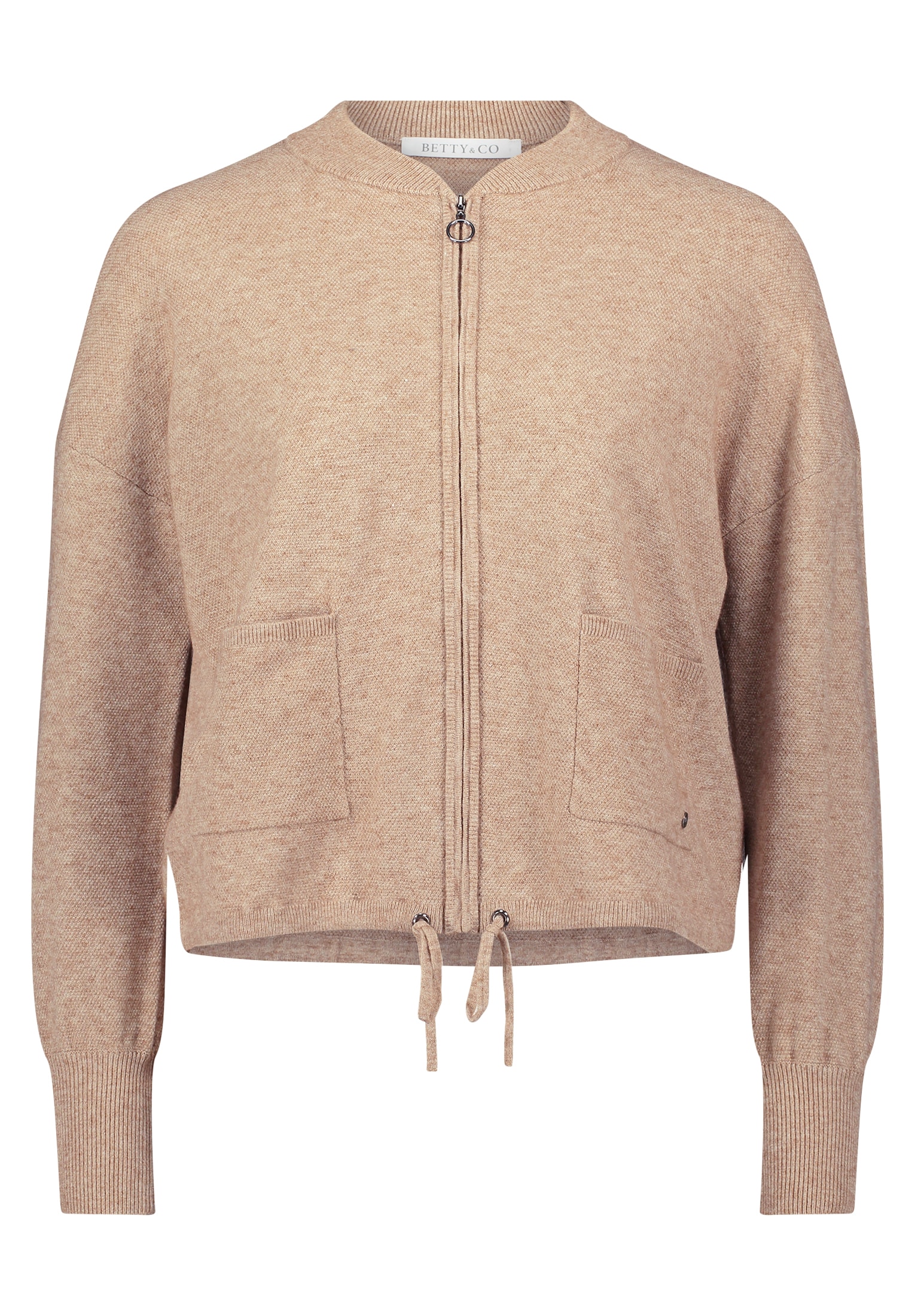 Betty&Co Strickjacke »Damen mit Reißverschluss« 1 Stk. Struktur