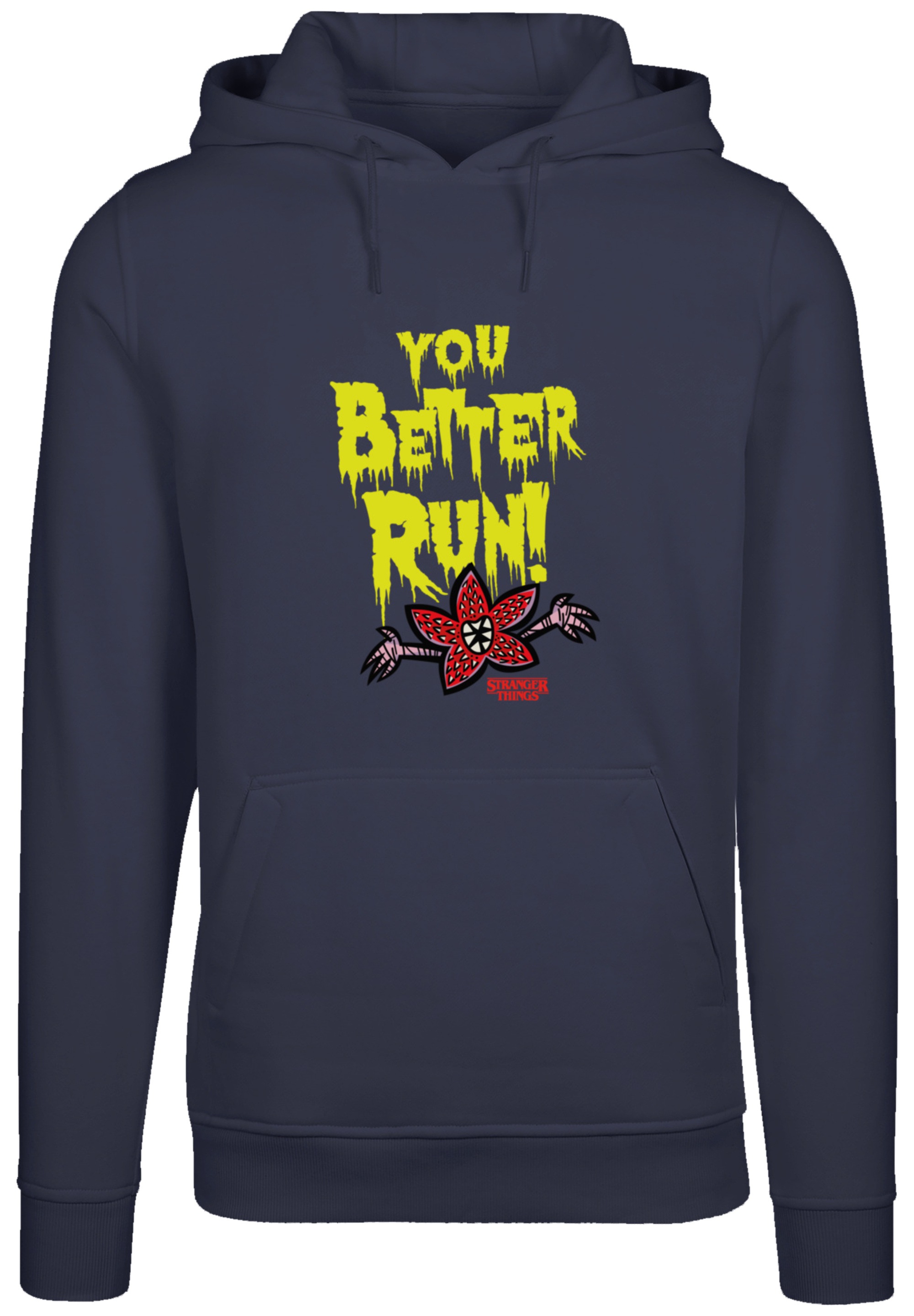 F4NT4STIC Kapuzenpullover »Stranger Things You Better Run Netflix TV Series«, Premium Qualität