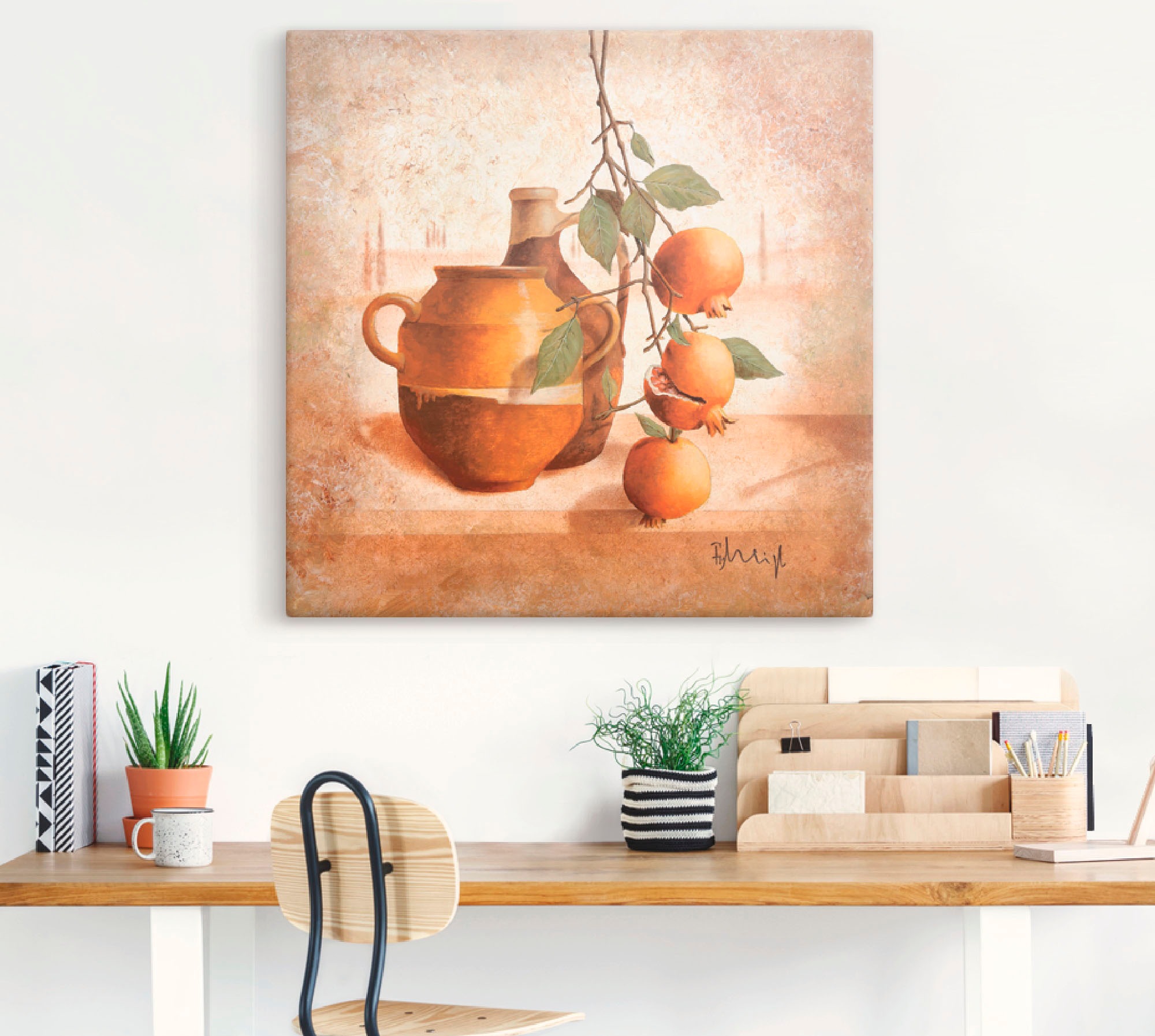 Artland Wandbild »Reife Granatäpfel«, Arrangements, (1 St.), als Leinwandbild, Poster in verschied. Größen
