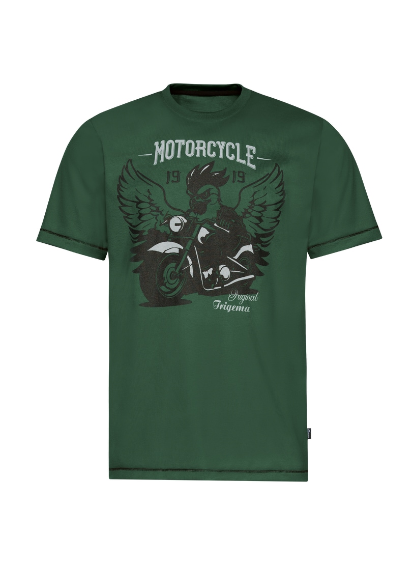 Trigema T-Shirt "TRIGEMA T-Shirt mit großem Motorrad-Printmotiv" 1 Stk. tlg günstig online kaufen