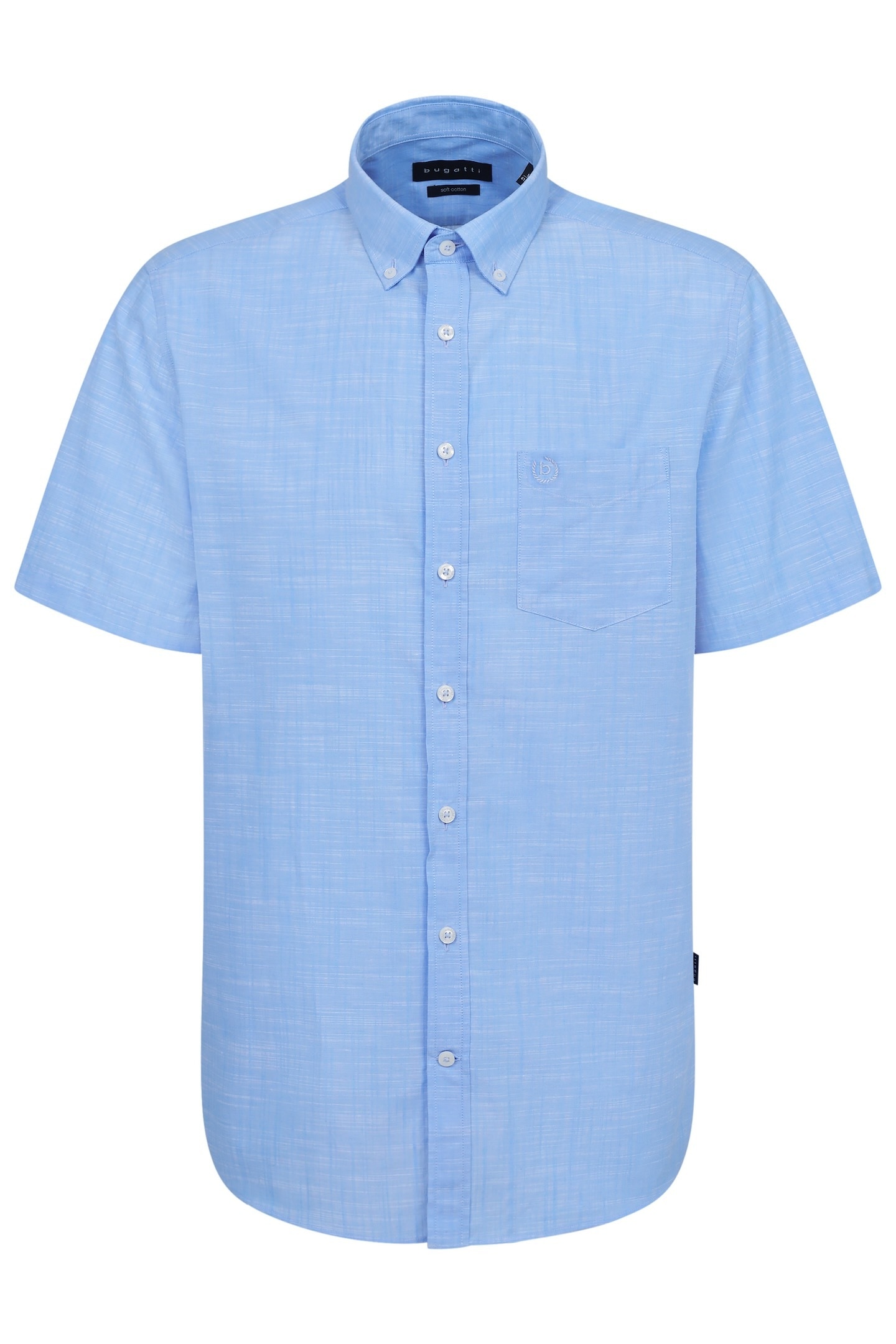 bugatti Kurzarmhemd, mit Button-Down-Kragen