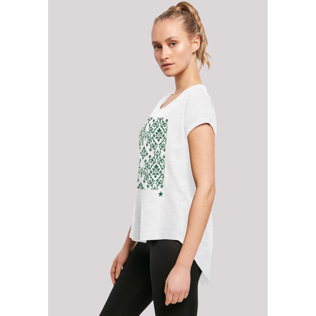 F4NT4STIC T-Shirt »Blumen Muster Grün«