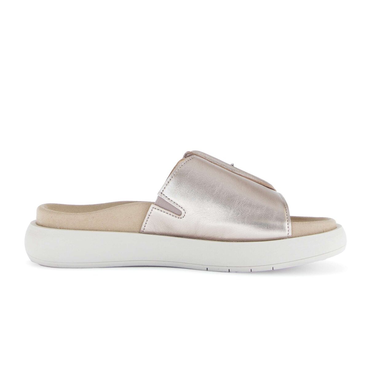 Pantolette GABOR "Pantolette", Damen, Gr. 36, gold, Schuhe Pantolette 2