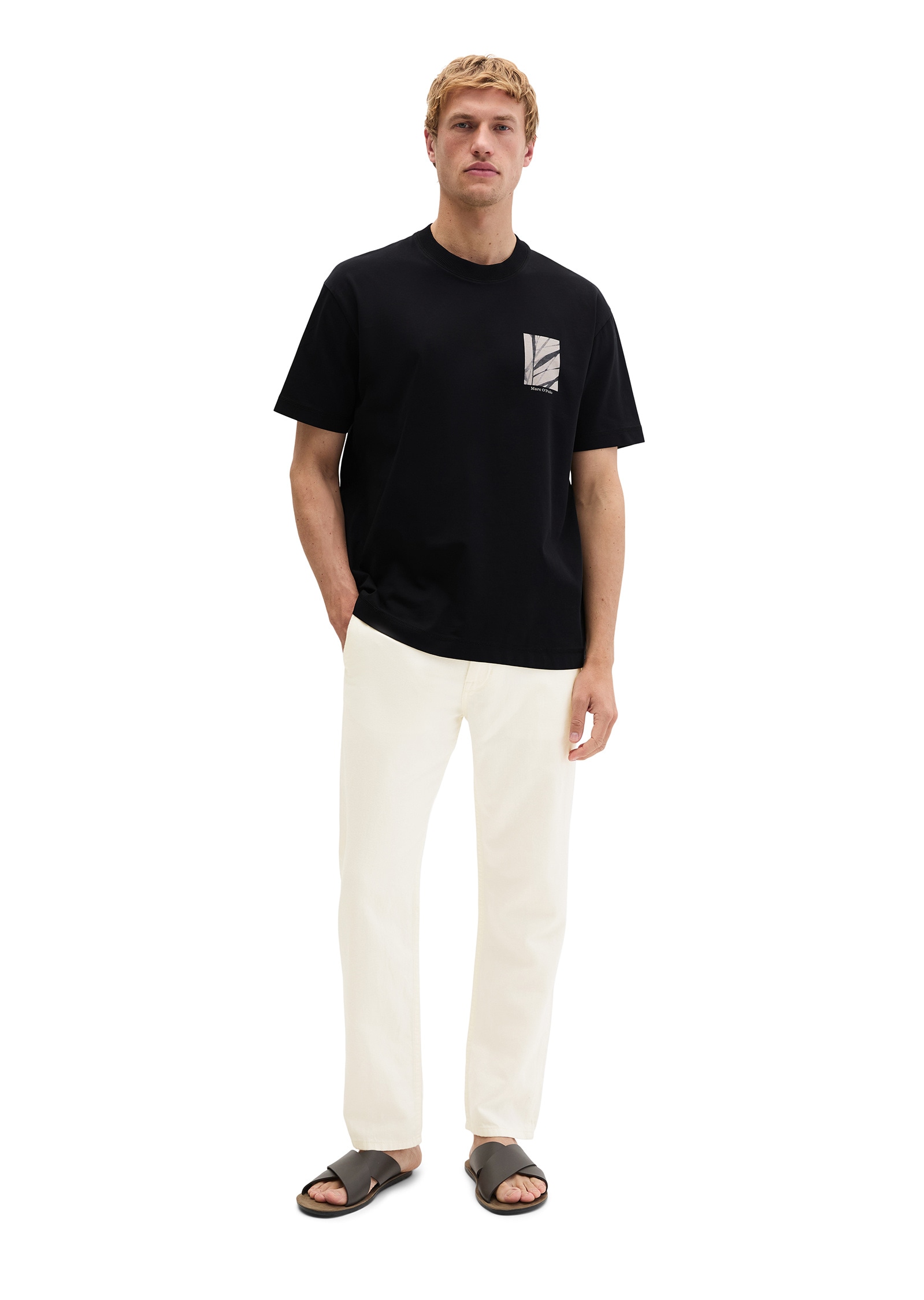 Marc O'Polo T-Shirt »mit saisonalem Rückenprint«
