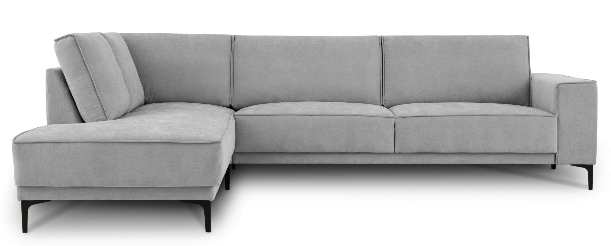 OTTO home Ecksofa "Polsterecke Oland, Struktur, Flachgewebe, Luxus-Microfas günstig online kaufen