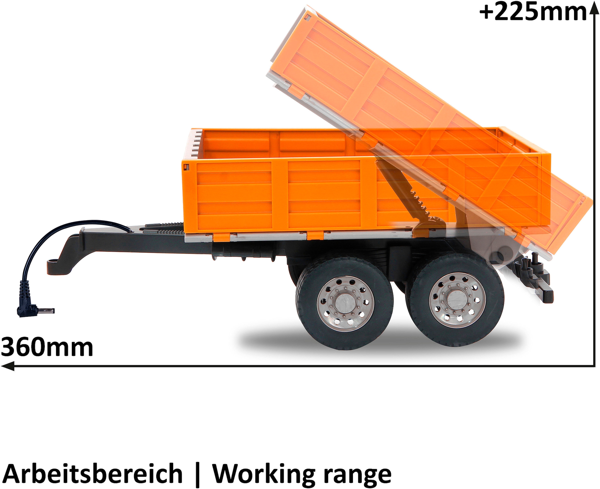 Jamara Spielzeug-Kipper »Kipper, 1:16« für Jamara RC-Traktor