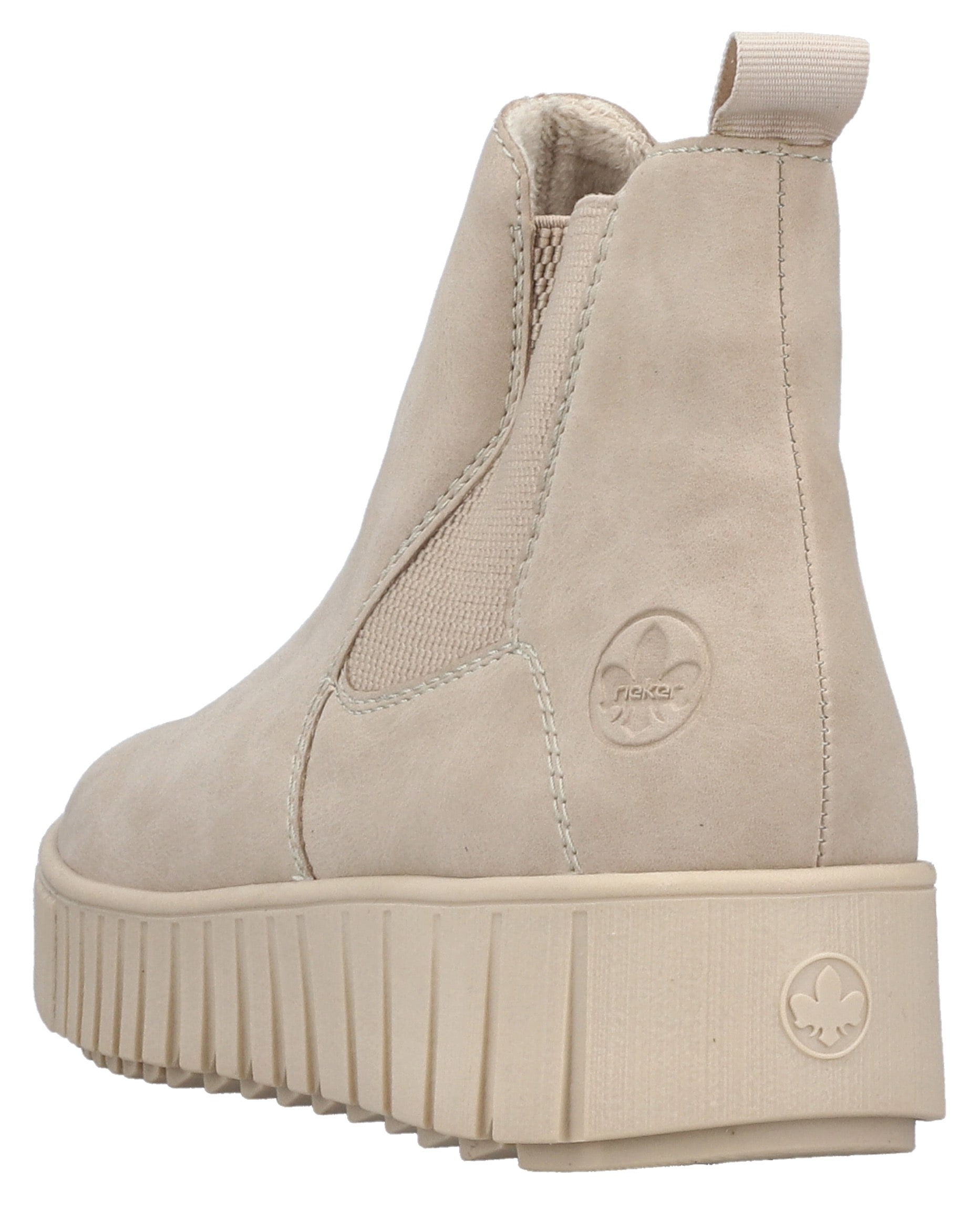Rieker Winterboots, Chelseaboots, Plateausneaker, Stiefelette, Reißverschluss und Stretch